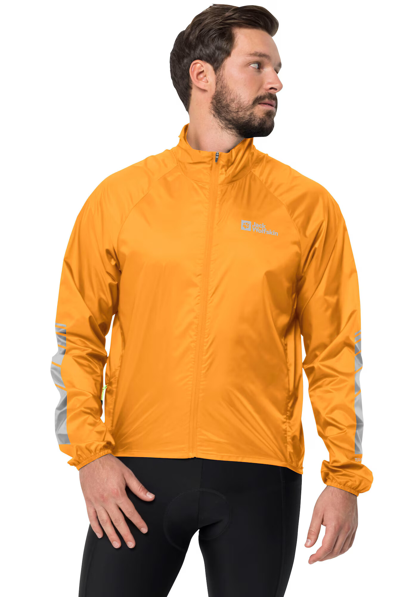 JACK WOLFSKIN Geacă outdoor portocaliu / negru / argintiu / alb - Pled.ro