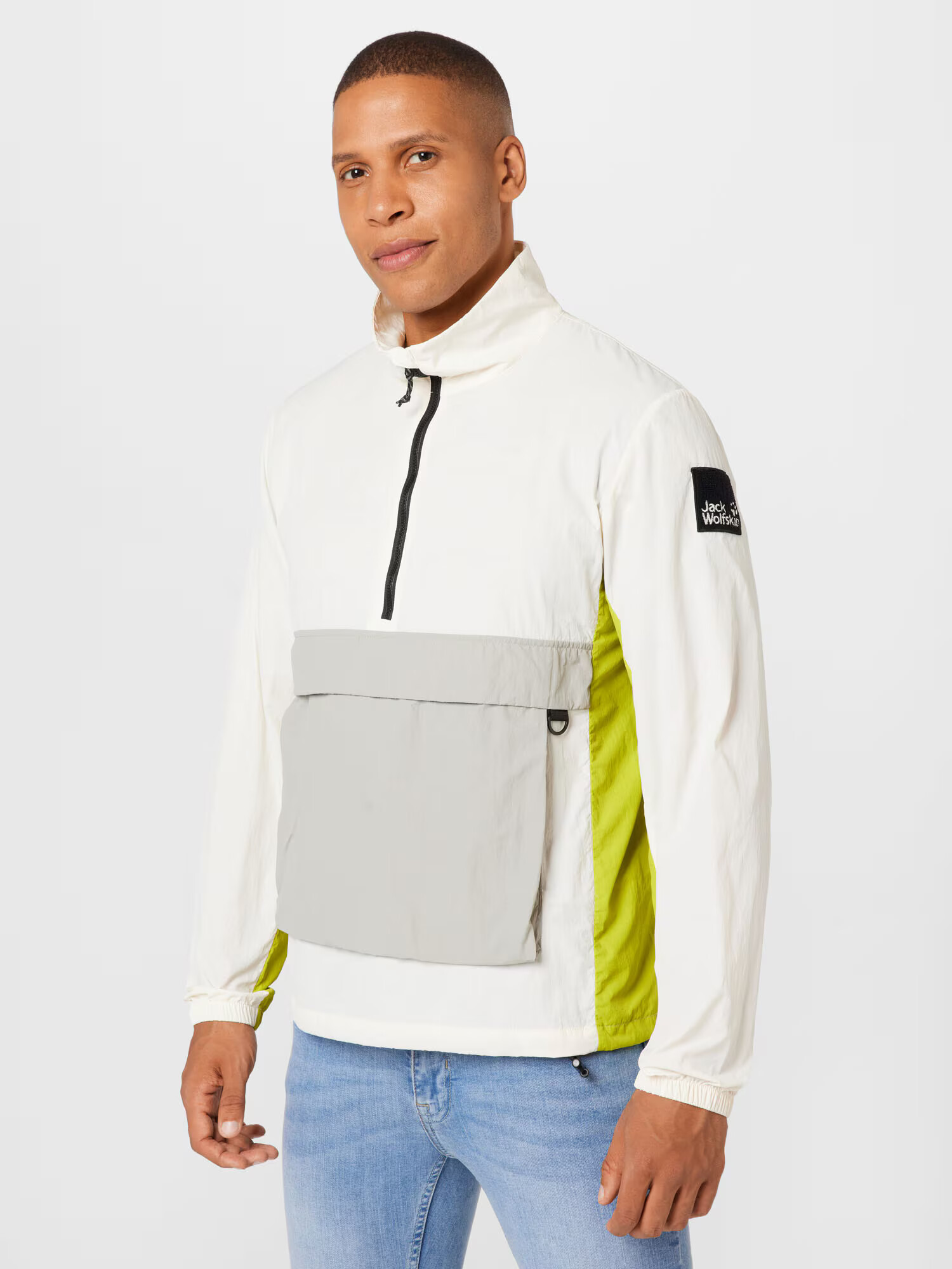 JACK WOLFSKIN Geacă outdoor 'REBEL' gri / alb - Pled.ro