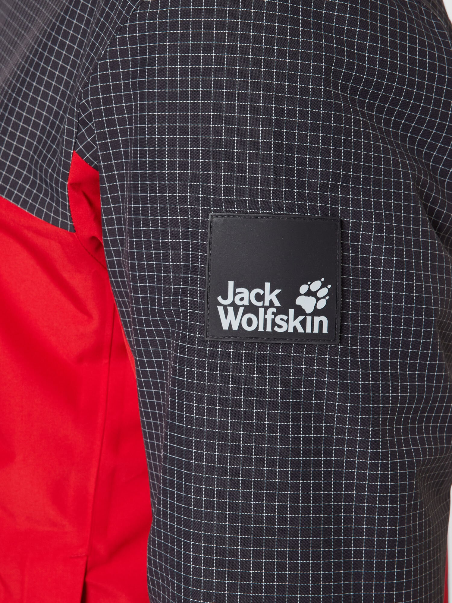 JACK WOLFSKIN Geacă outdoor 'Rhapsody' gri grafit / roșu / alb - Pled.ro