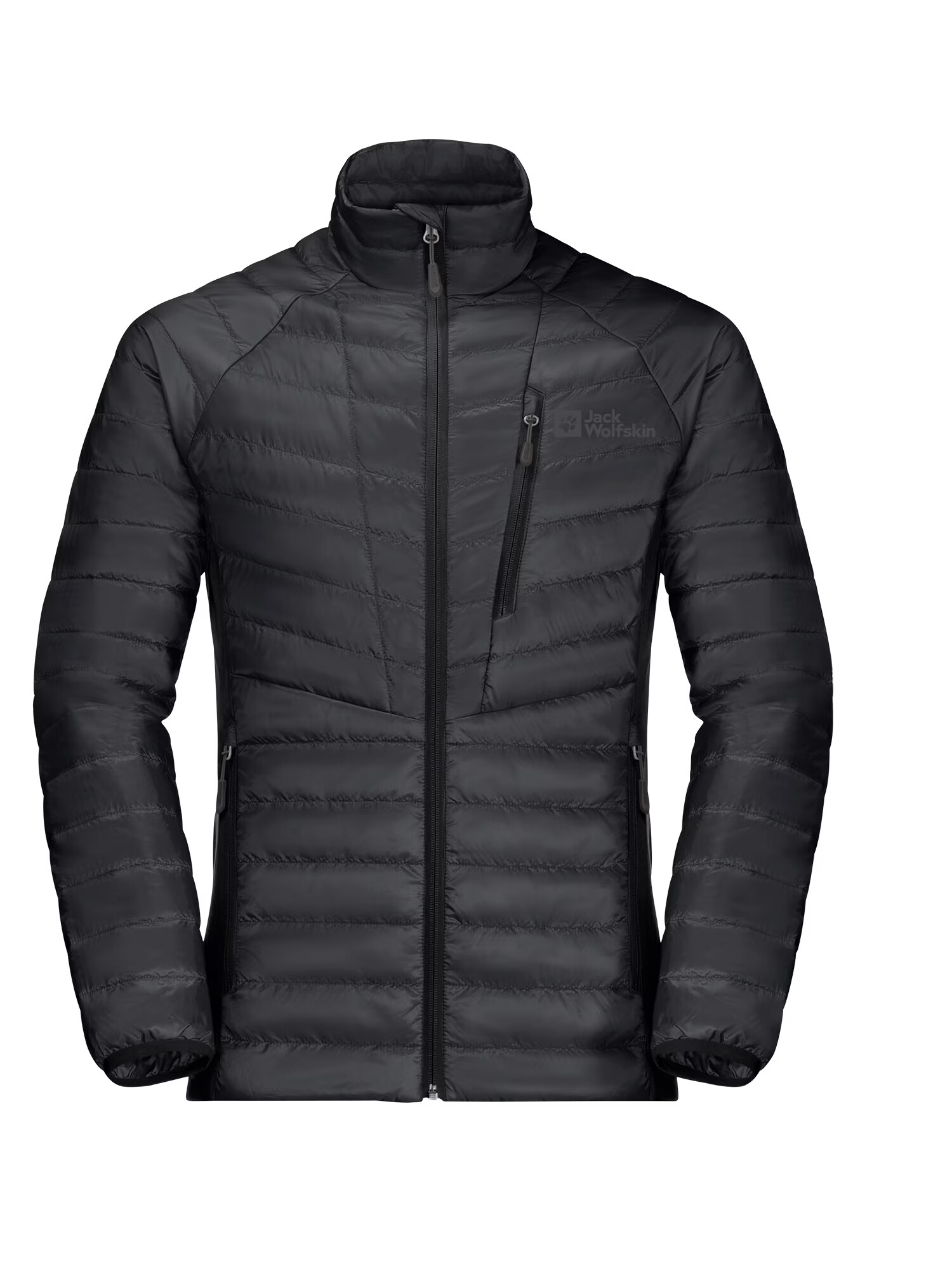 JACK WOLFSKIN Geacă outdoor 'ROUTEBURN PRO' gri metalic / negru - Pled.ro