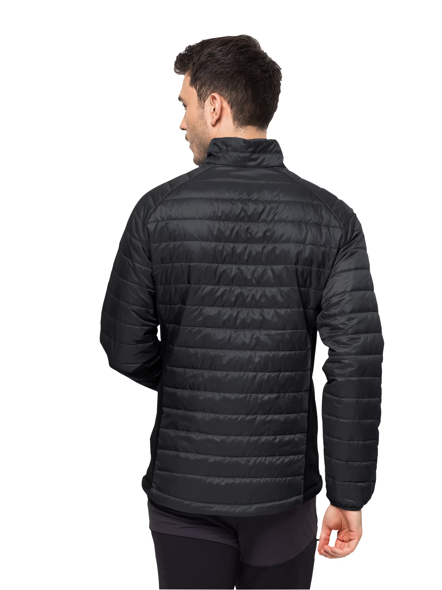 JACK WOLFSKIN Geacă outdoor 'ROUTEBURN PRO' gri metalic / negru - Pled.ro