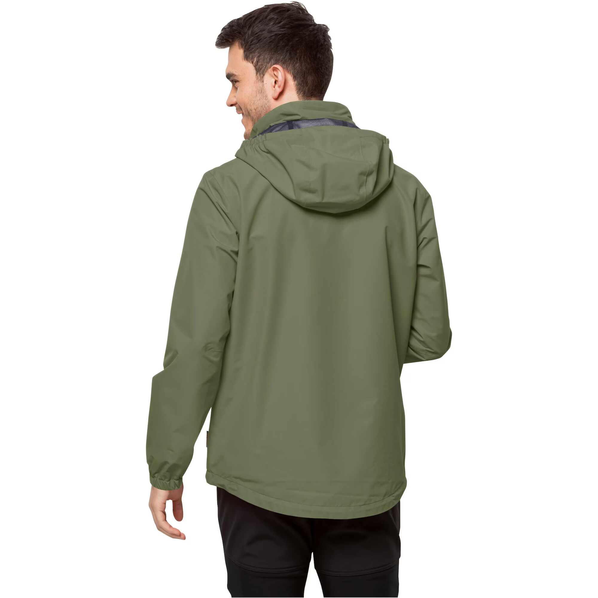 JACK WOLFSKIN Geacă outdoor 'STORMY POINT' oliv / negru - Pled.ro