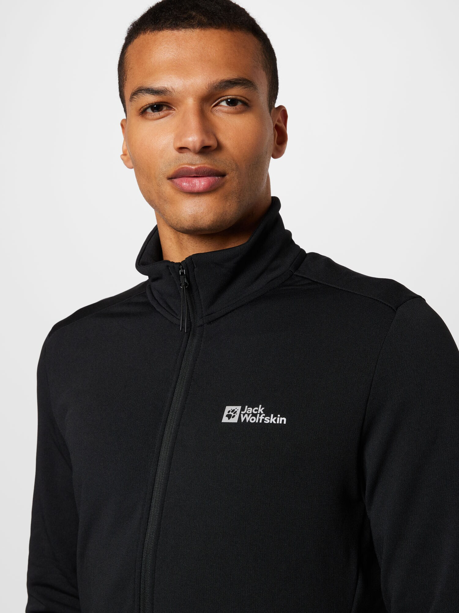 JACK WOLFSKIN Jachetă fleece funcțională negru / alb - Pled.ro