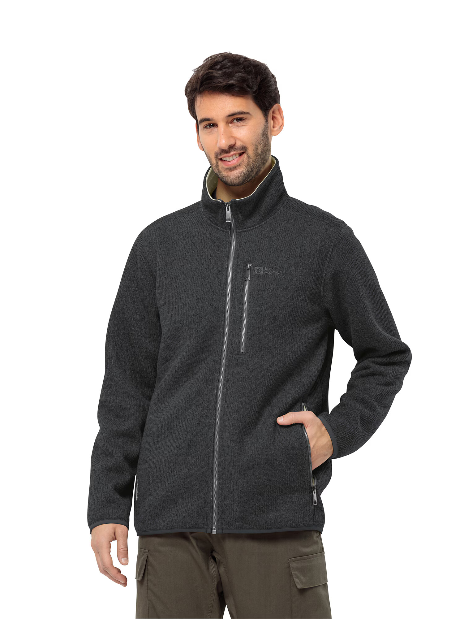 JACK WOLFSKIN Jachetă fleece funcțională 'Robson Fjord' gri închis - Pled.ro