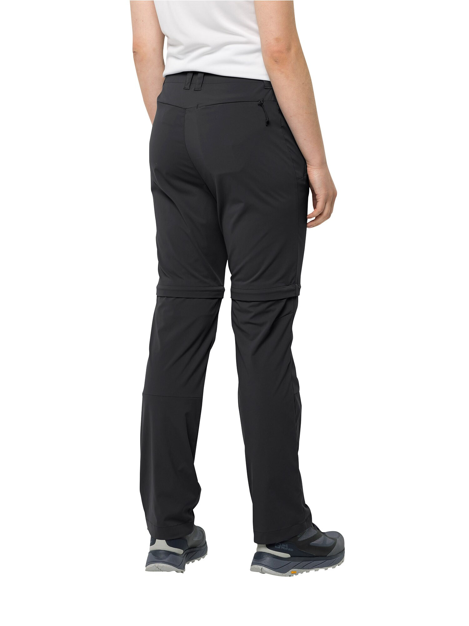 JACK WOLFSKIN Pantaloni outdoor gri închis / negru - Pled.ro