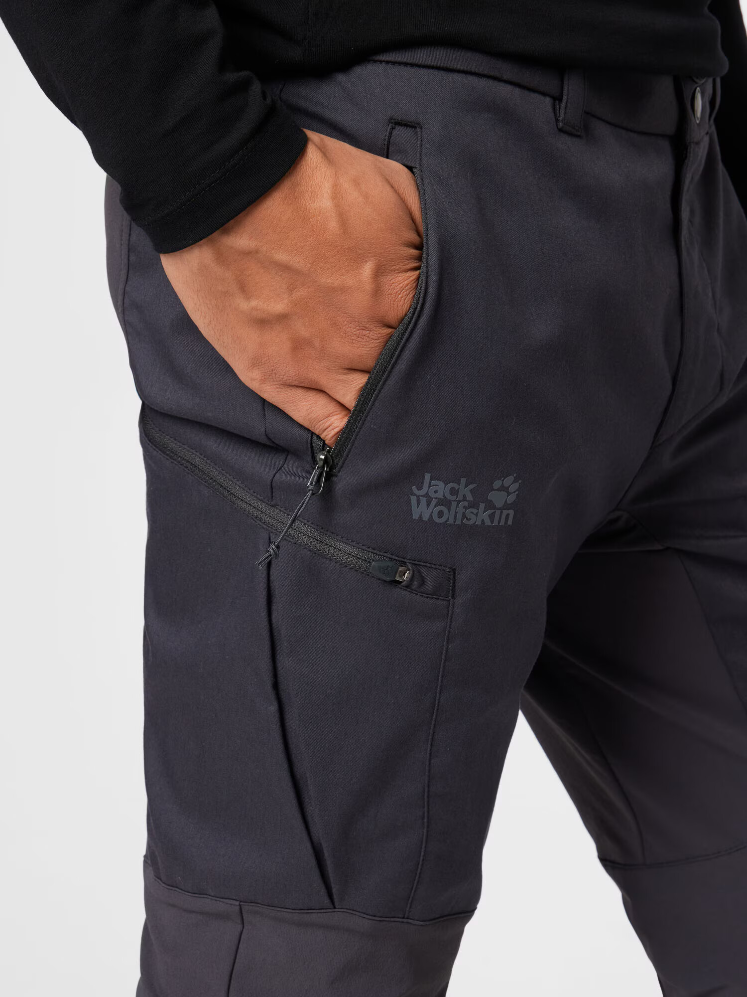 JACK WOLFSKIN Pantaloni outdoor gri metalic - Pled.ro