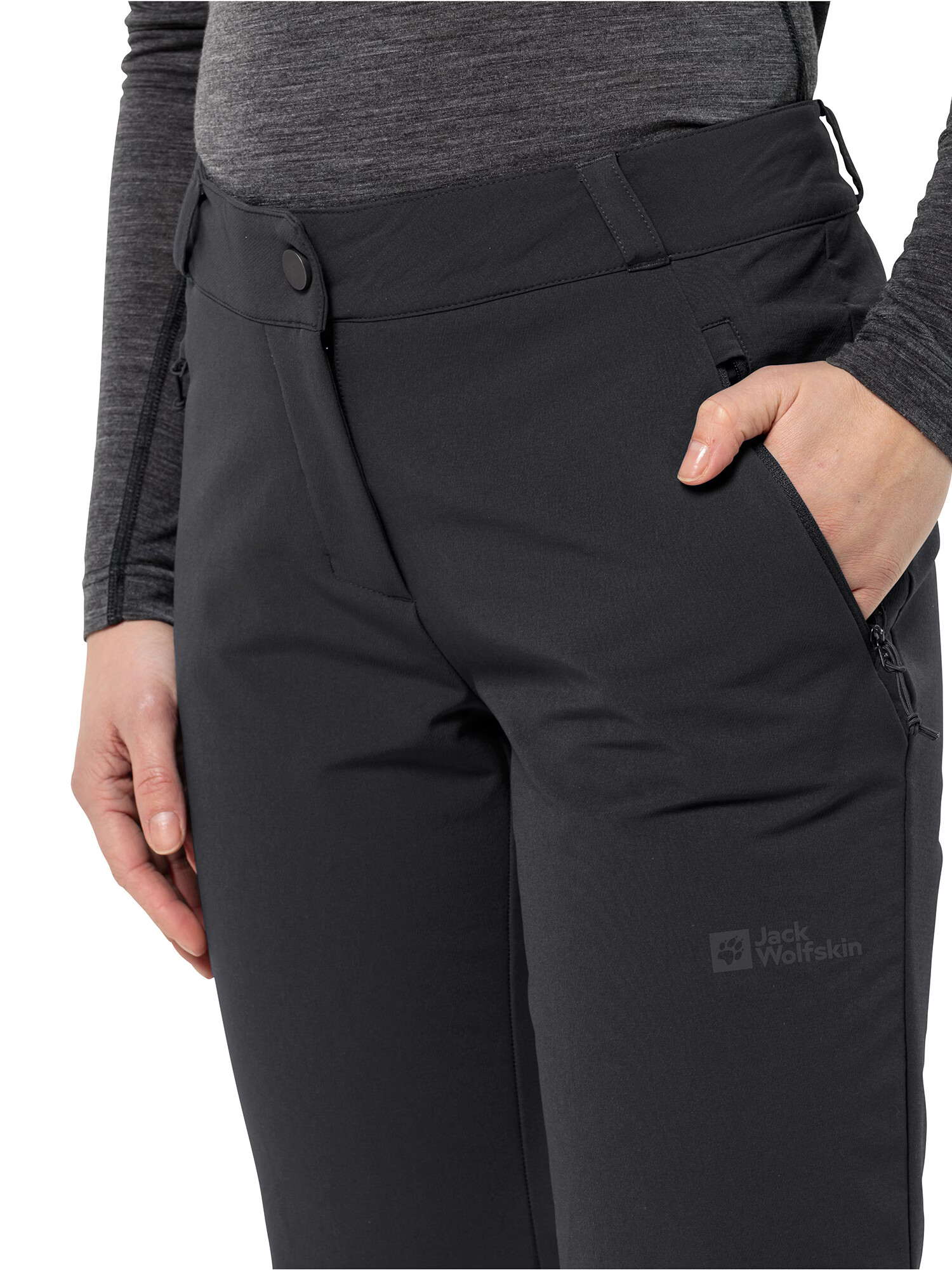 JACK WOLFSKIN Pantaloni outdoor negru - Pled.ro