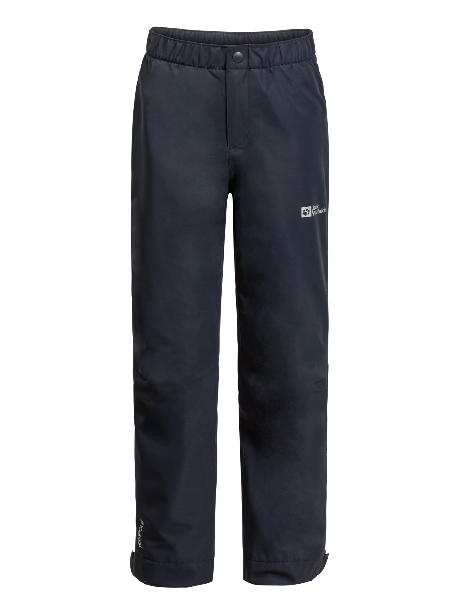 JACK WOLFSKIN Pantaloni outdoor 'Snowy Days' albastru marin / alb - Pled.ro