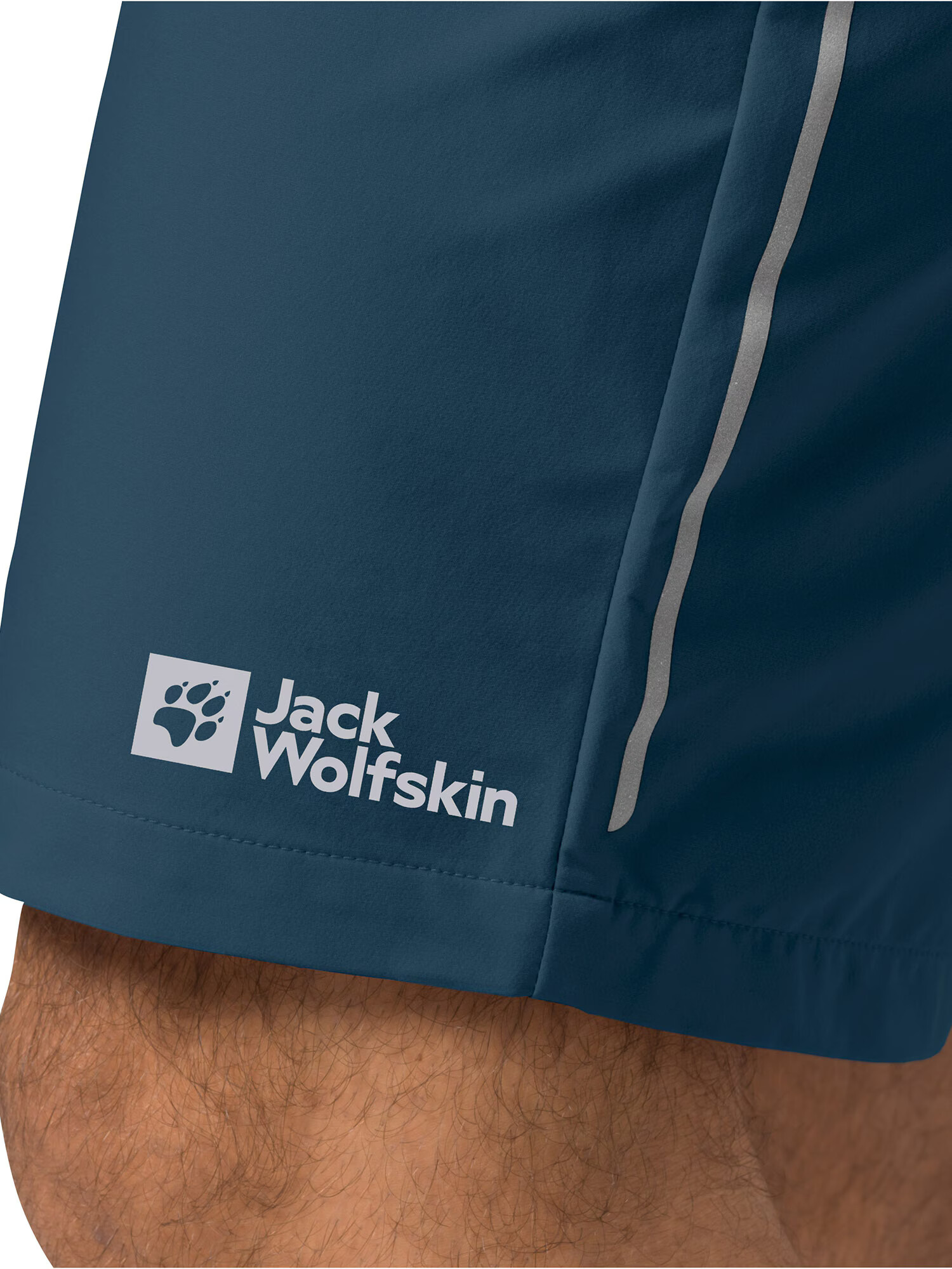 JACK WOLFSKIN Pantaloni outdoor 'Tourer' verde petrol / alb - Pled.ro