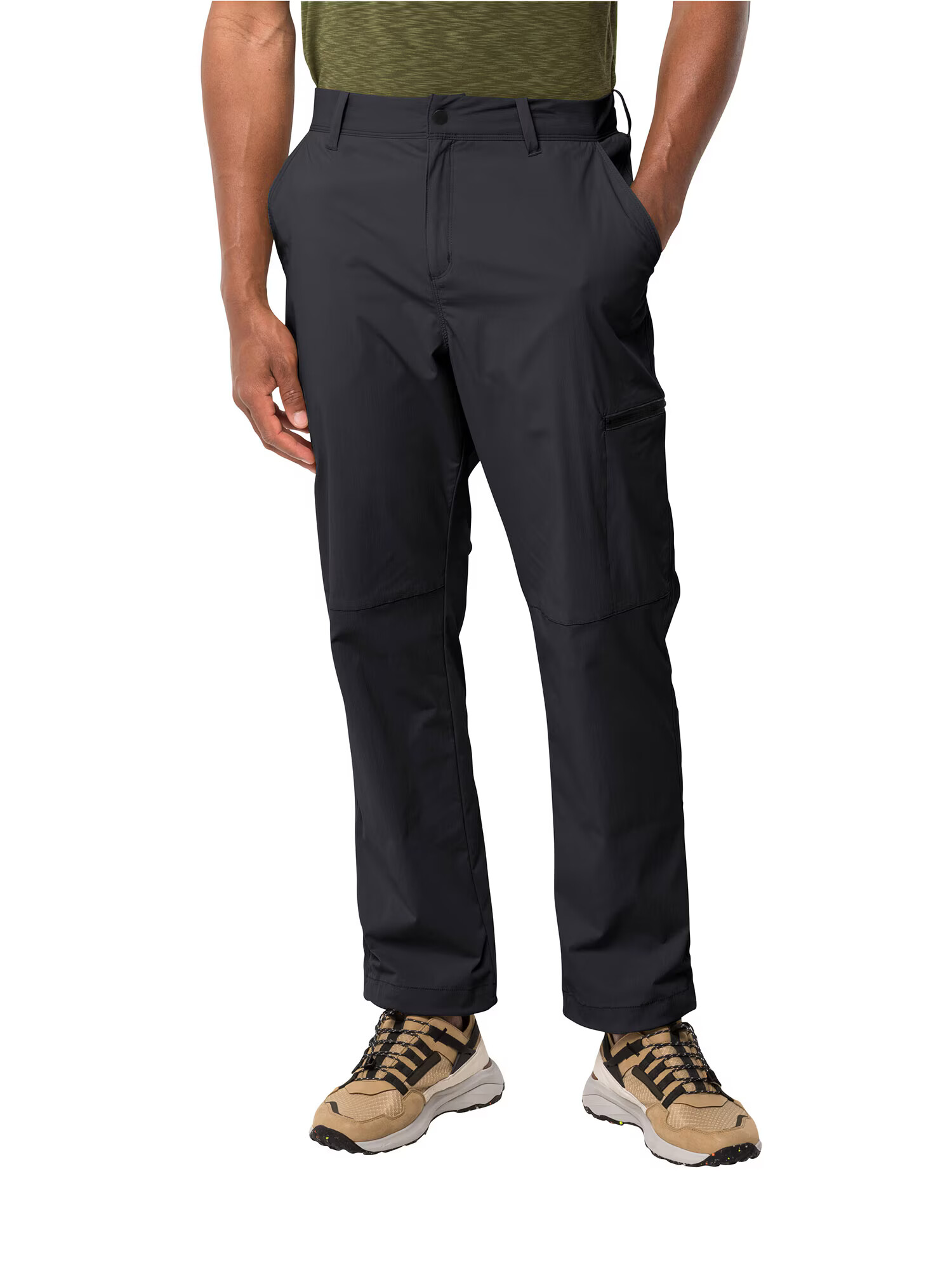 JACK WOLFSKIN Pantaloni outdoor 'WANDERTHIRST' gri metalic - Pled.ro