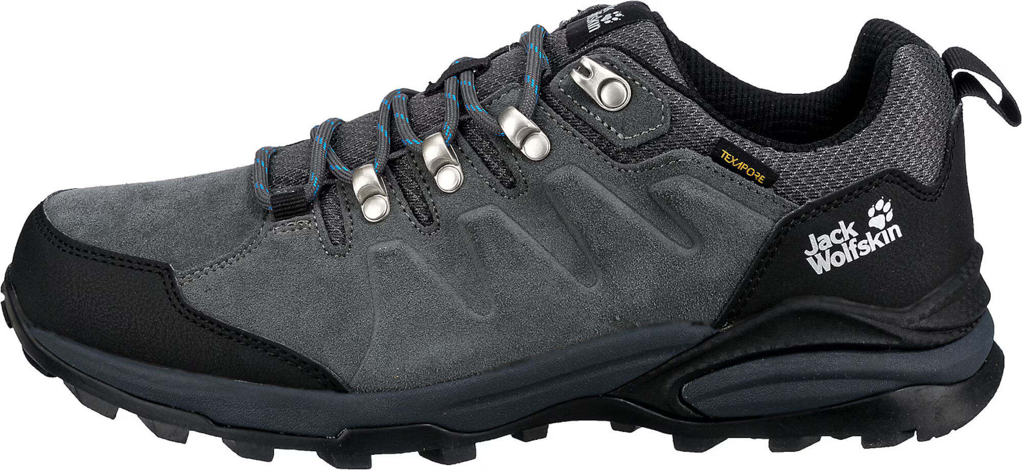 JACK WOLFSKIN Pantofi 'Refugio' gri / negru / alb - Pled.ro