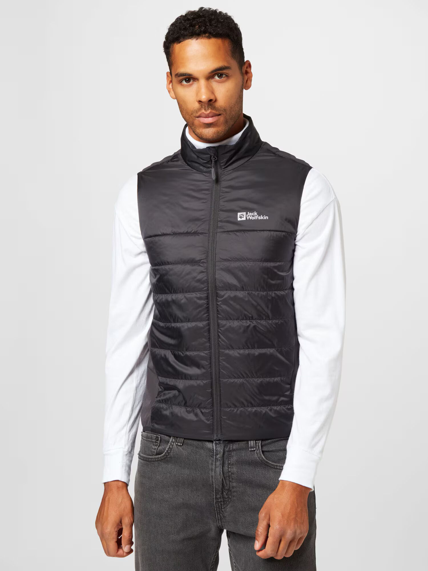 JACK WOLFSKIN Vestă sport gri / gri metalic - Pled.ro