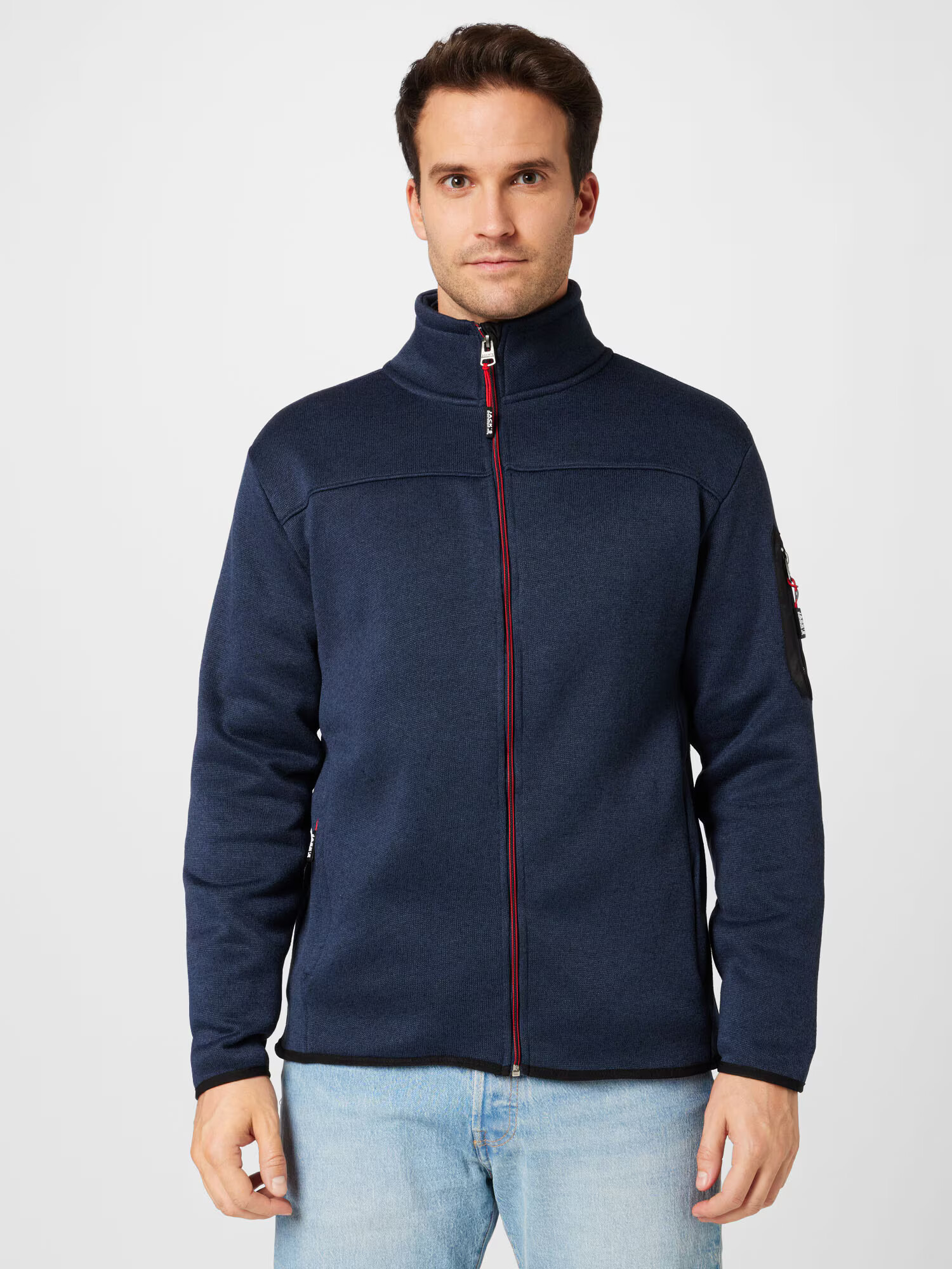 Jack's Jachetă fleece bleumarin / negru - Pled.ro