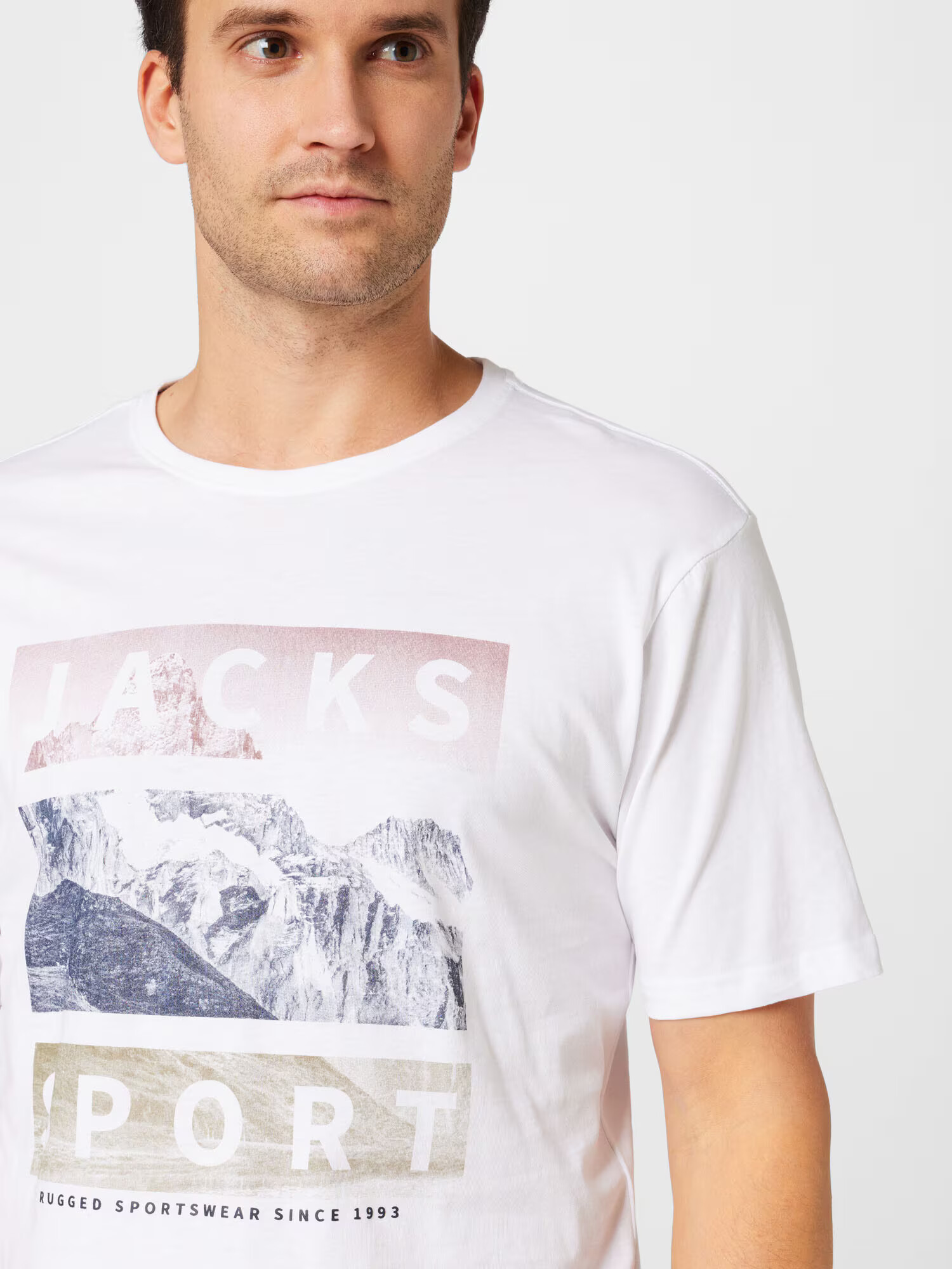 Jack's Tricou 'Mountain' mai multe culori / alb - Pled.ro