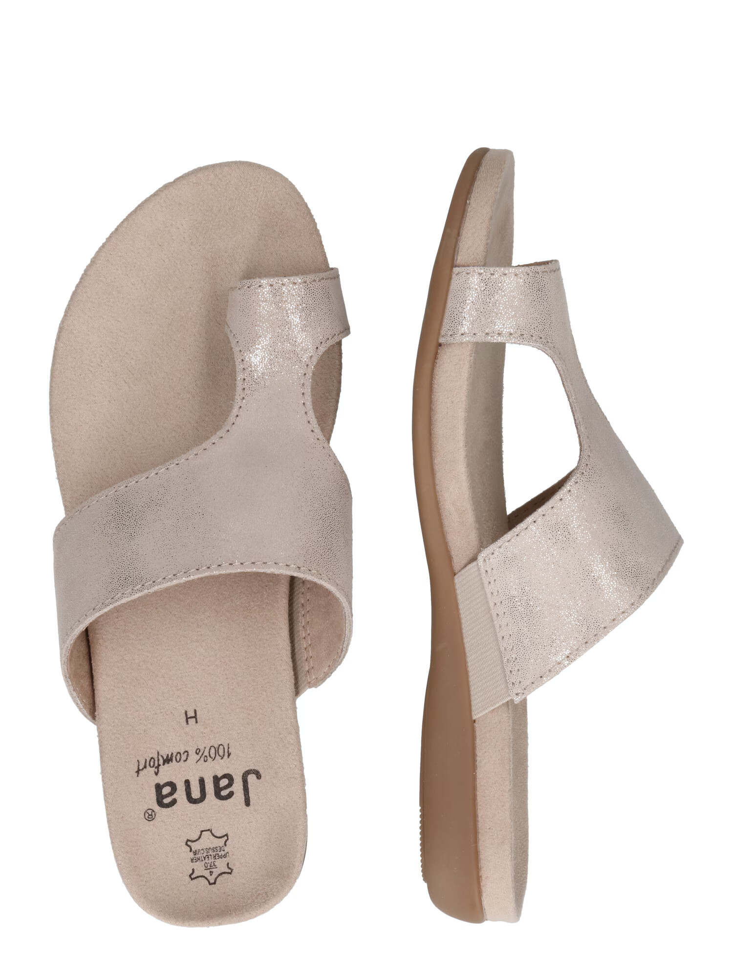 JANA Flip-flops bej - Pled.ro