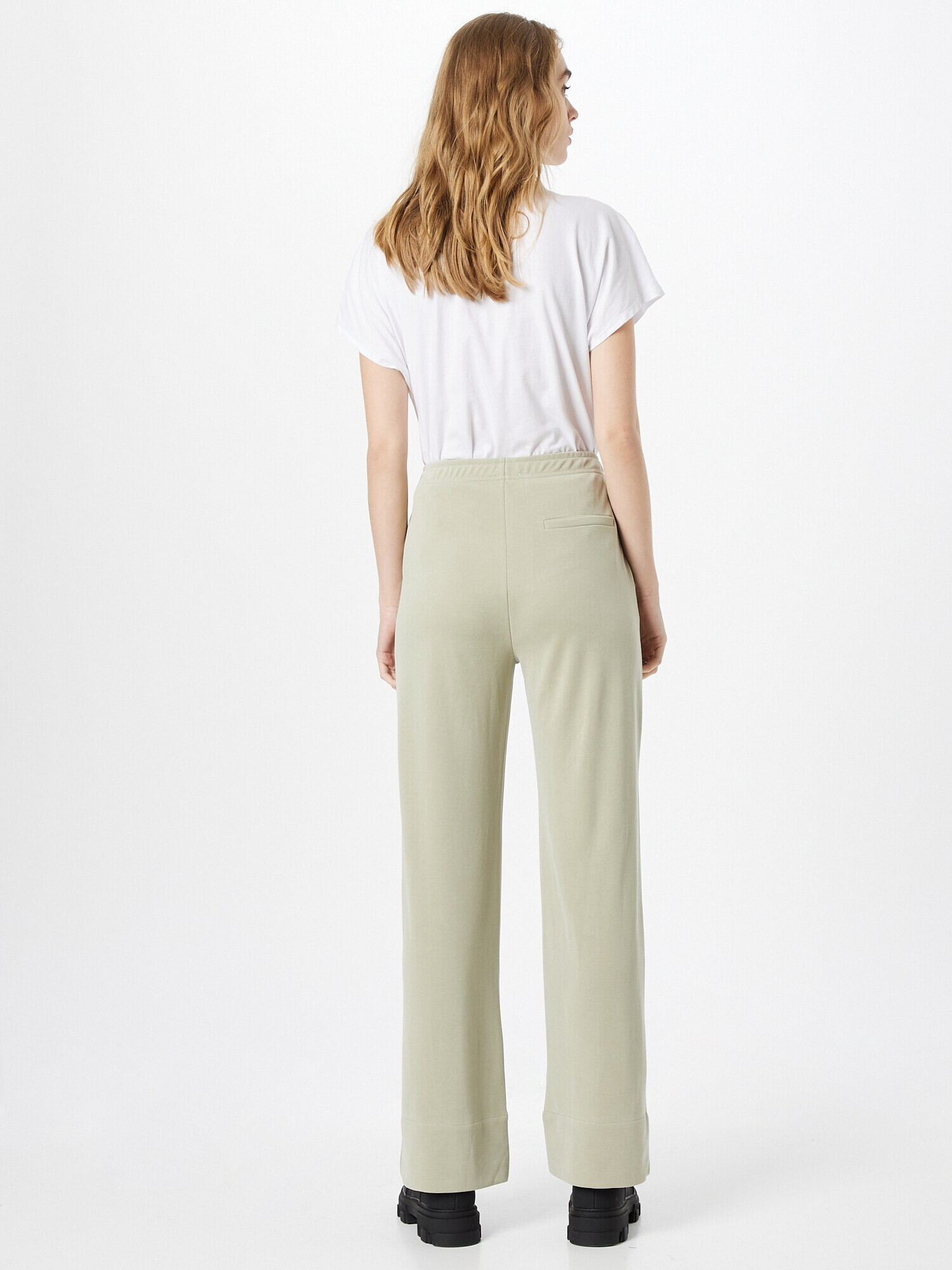 JcSophie Pantaloni cu dungă 'Lovely' verde pastel - Pled.ro