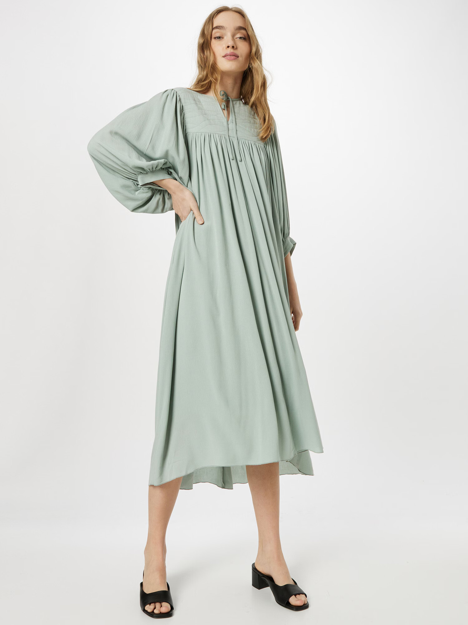 JcSophie Rochie tip bluză 'Lara' verde pastel - Pled.ro