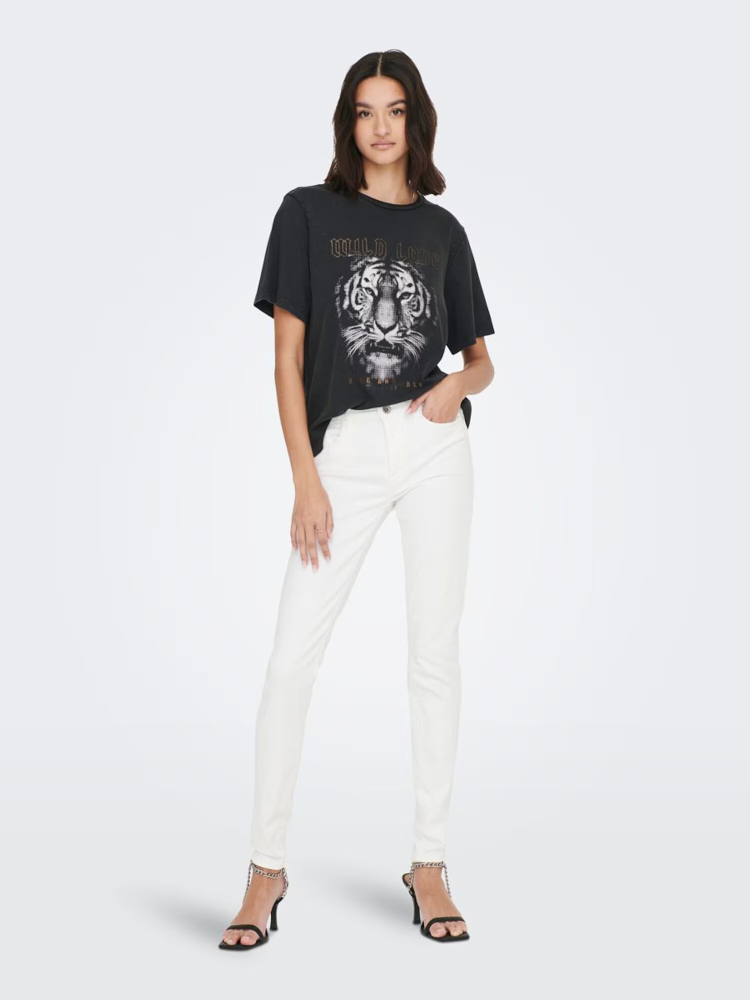 JDY Jeans 'BLUME' alb denim - Pled.ro