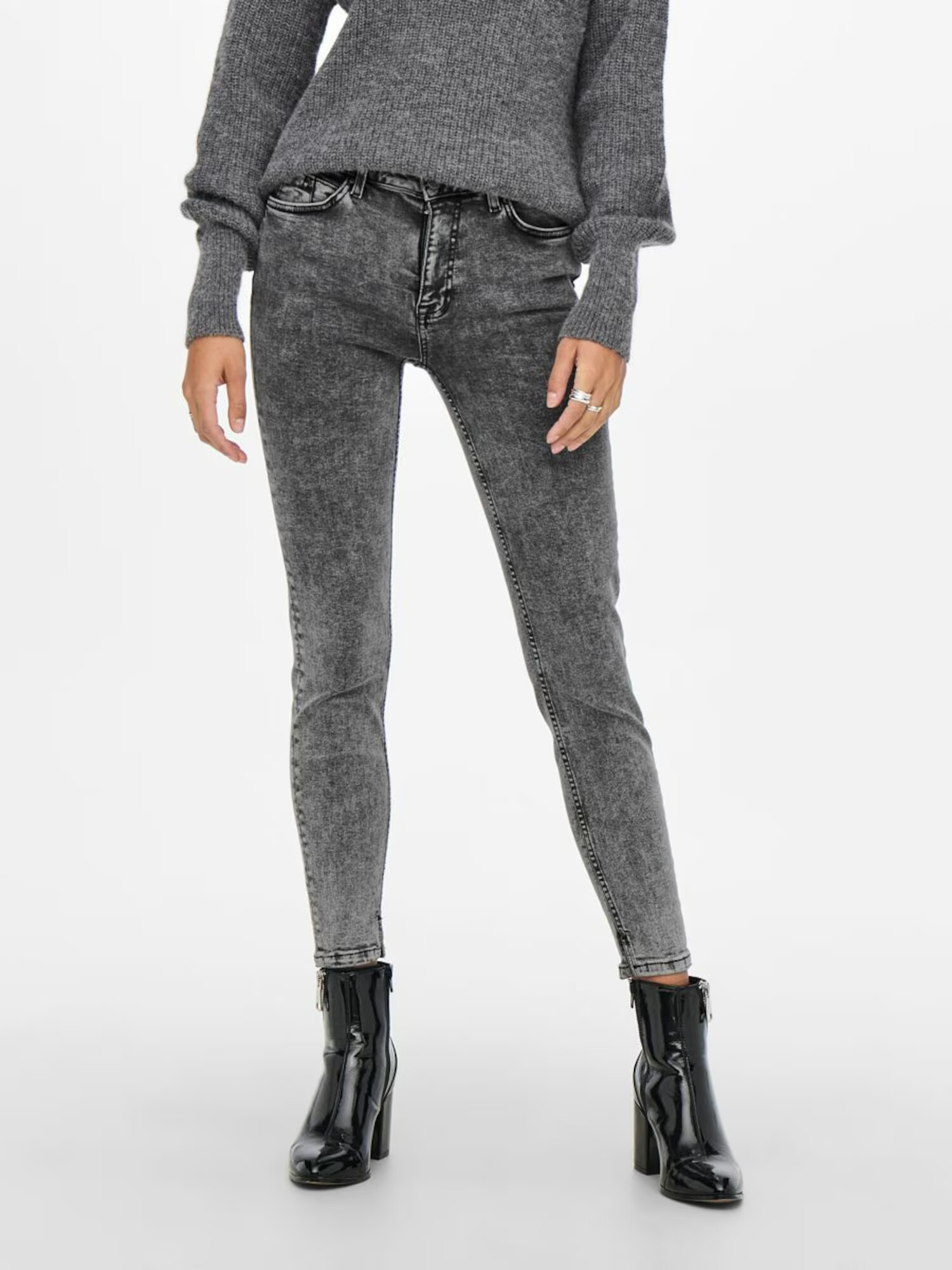 JDY Jeans 'Fancy' gri denim - Pled.ro