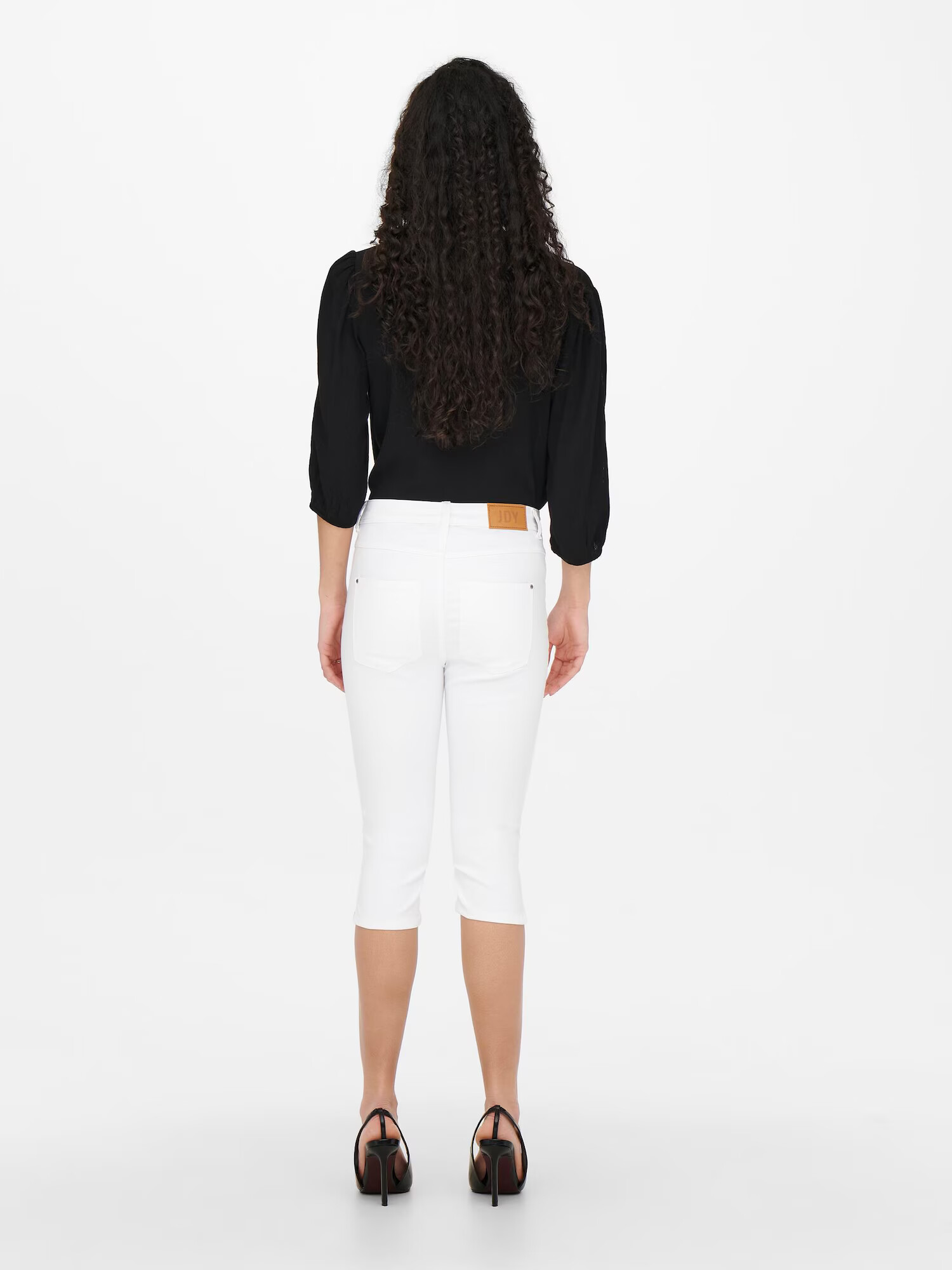 JDY Jeans 'NIKKI' negru / argintiu / alb - Pled.ro