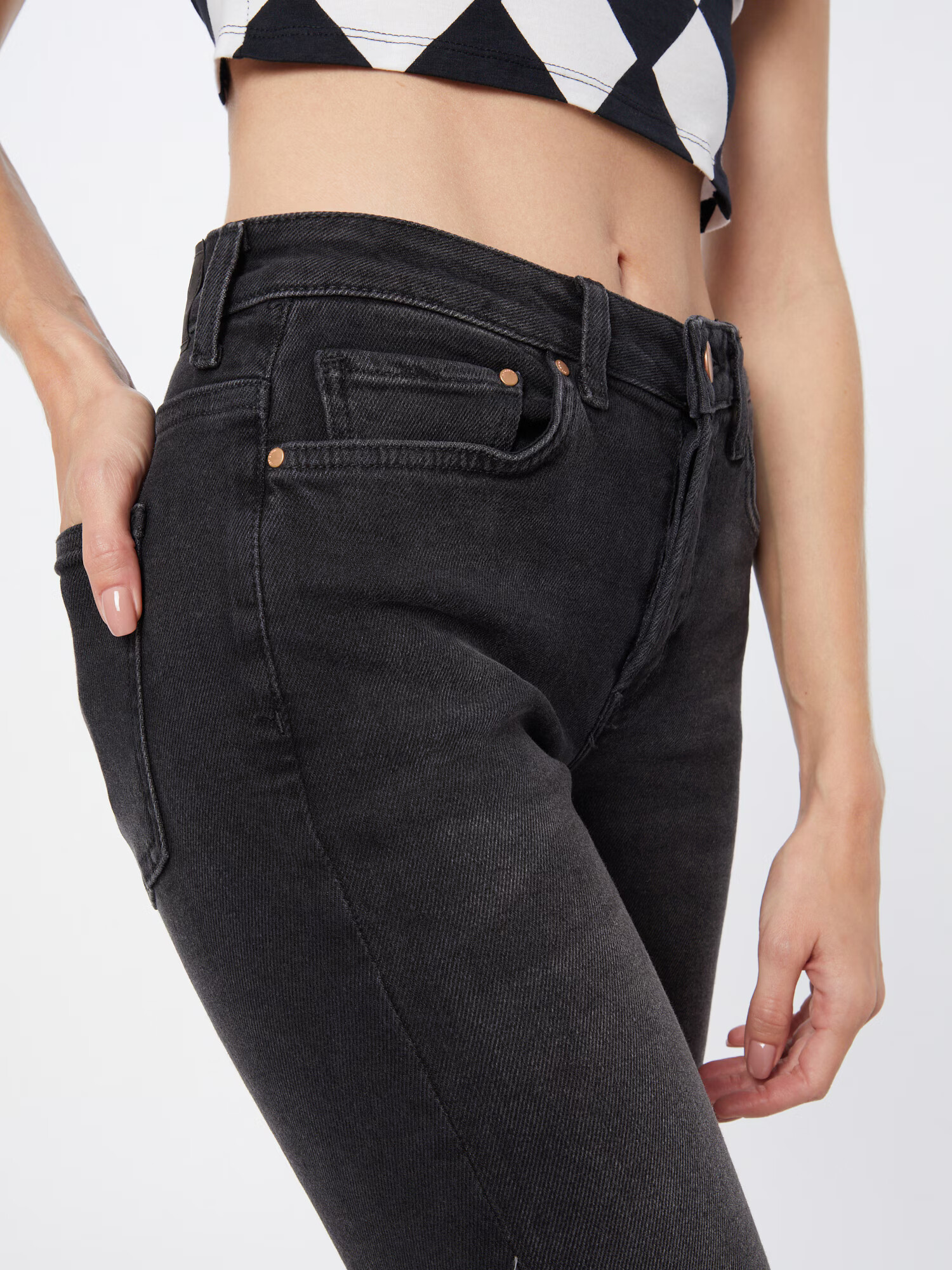 JDY Jeans 'Ulrikka' gri metalic - Pled.ro