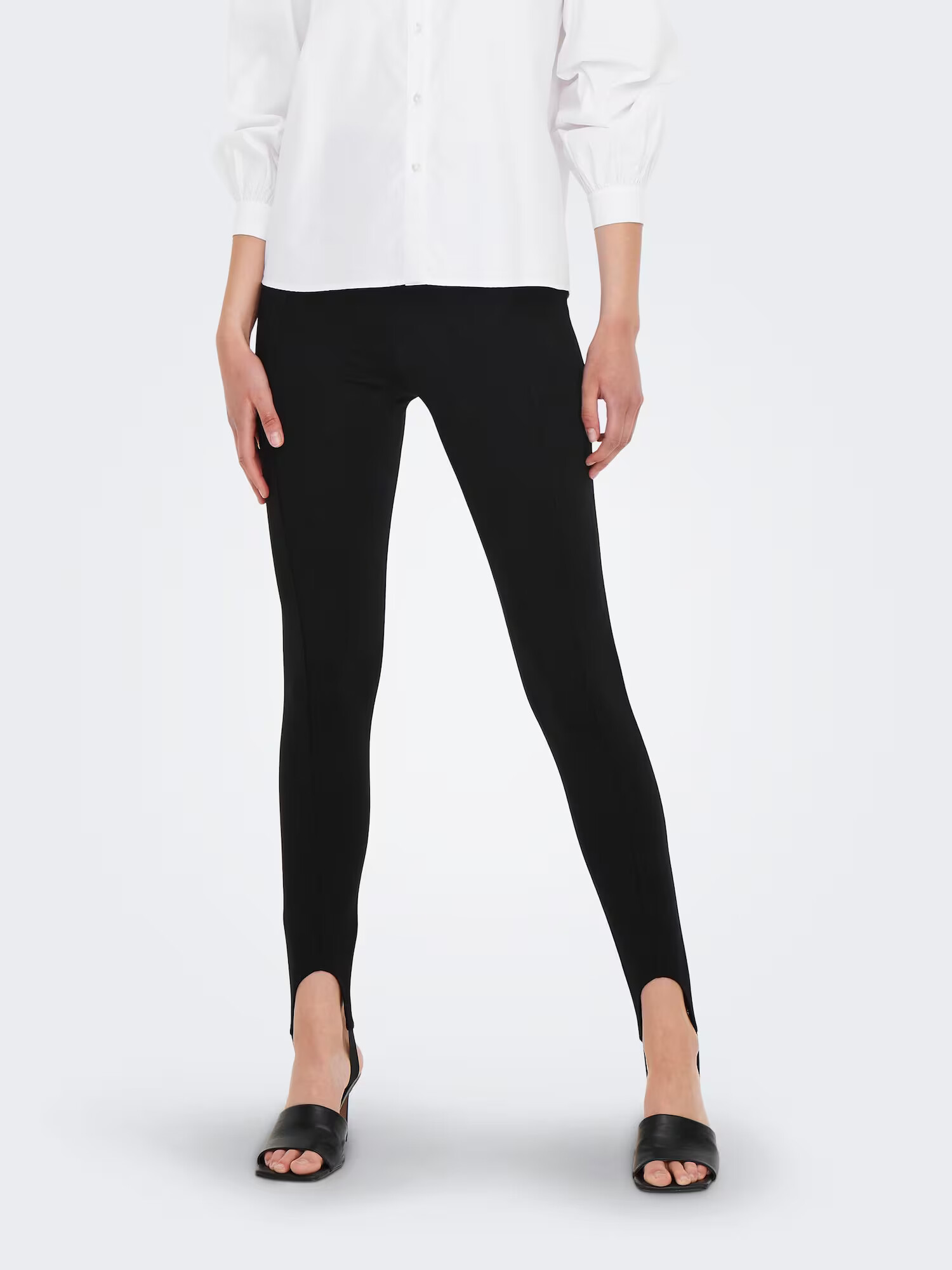 JDY Leggings 'PRETTY' negru - Pled.ro