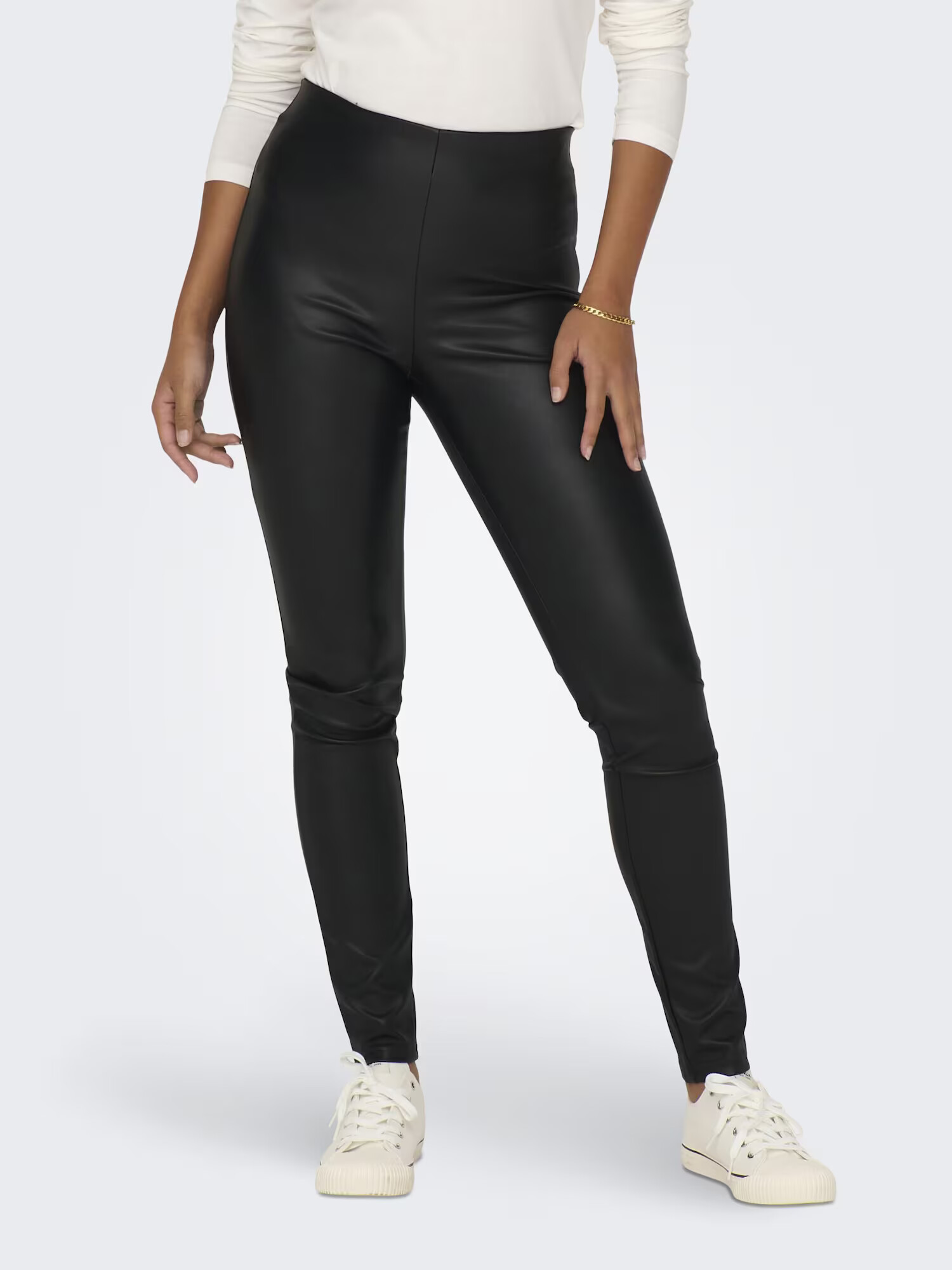 JDY Leggings 'Soya' negru - Pled.ro