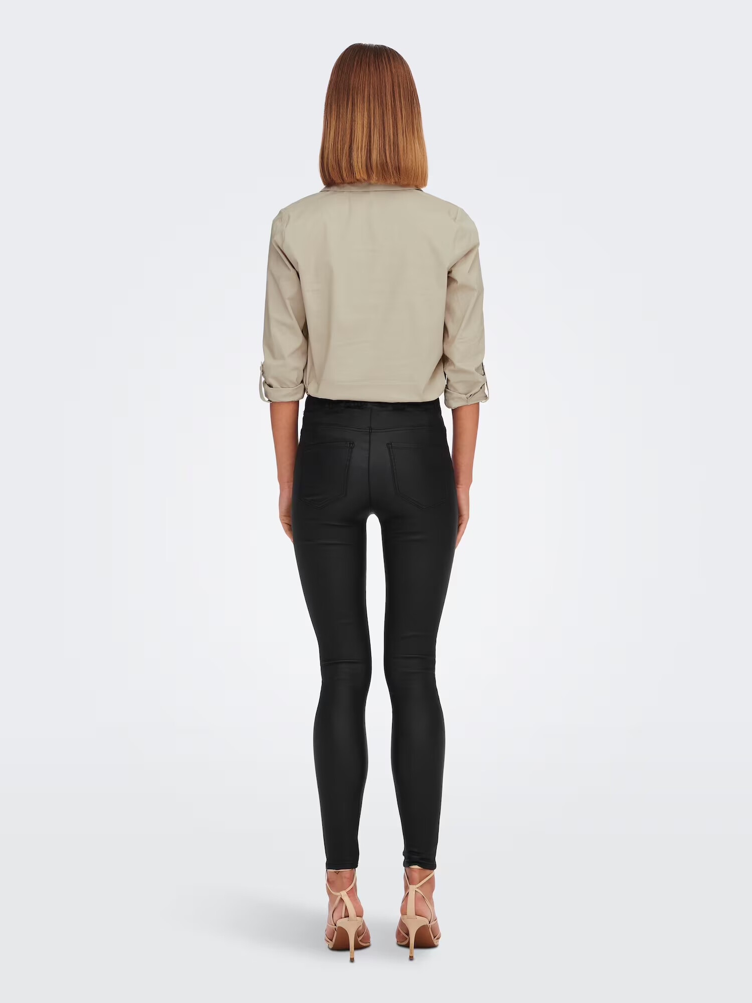 JDY Leggings 'Thunder' negru / alb - Pled.ro