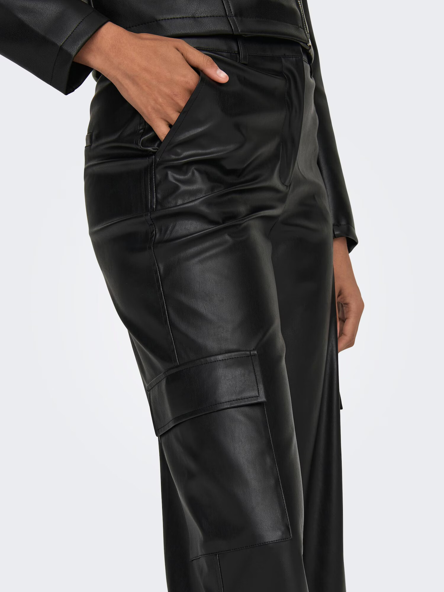 JDY Pantaloni 'FOX' negru - Pled.ro