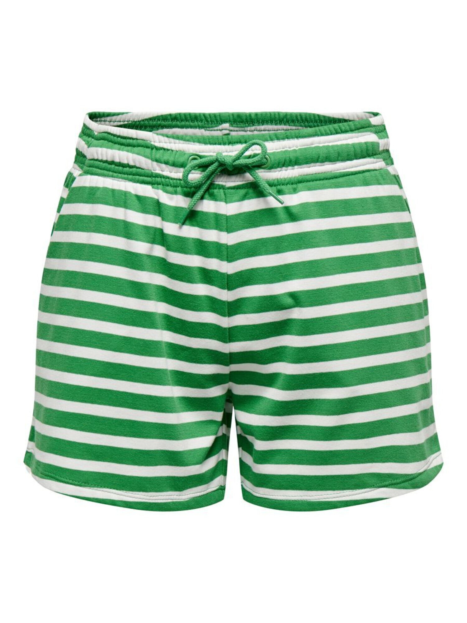 JDY Pantaloni 'Ivy' verde / alb - Pled.ro