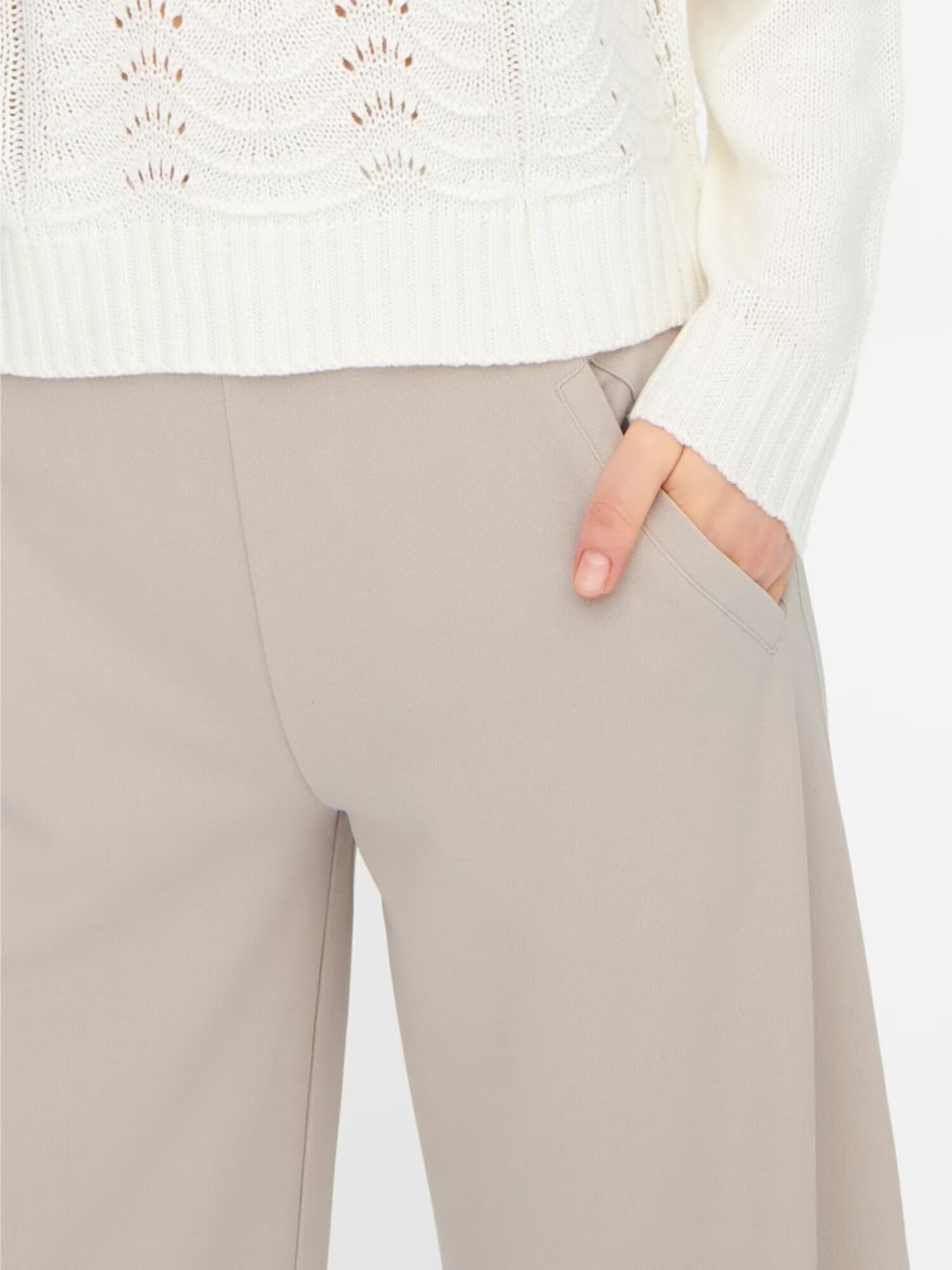 JDY Pantaloni 'Louisville Catia' gri taupe - Pled.ro