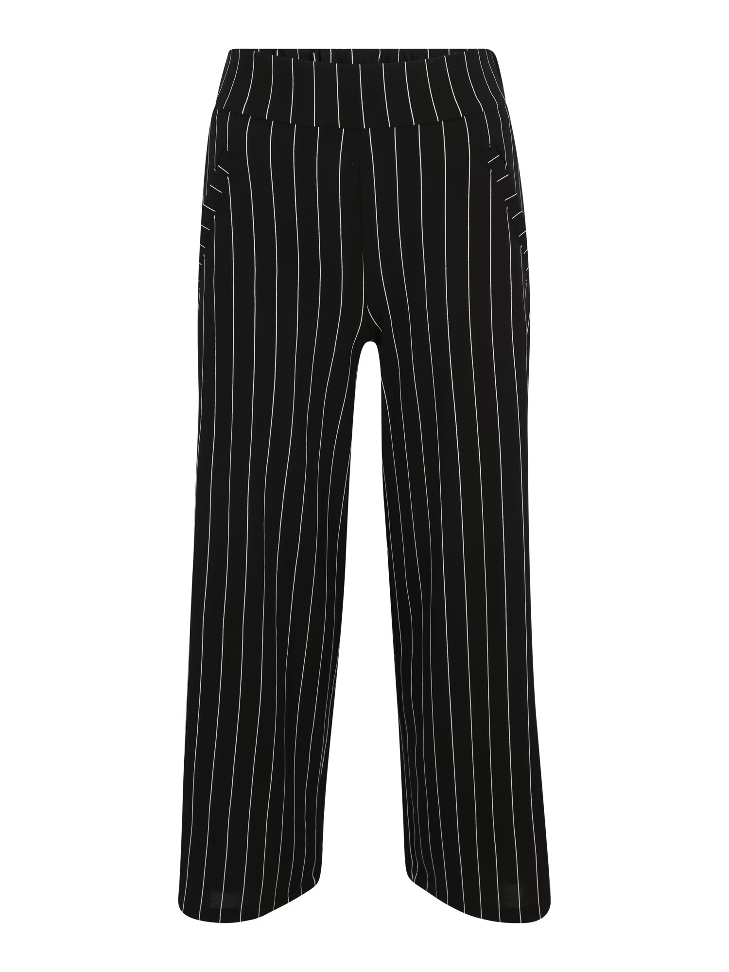 JDY Pantaloni negru / alb - Pled.ro