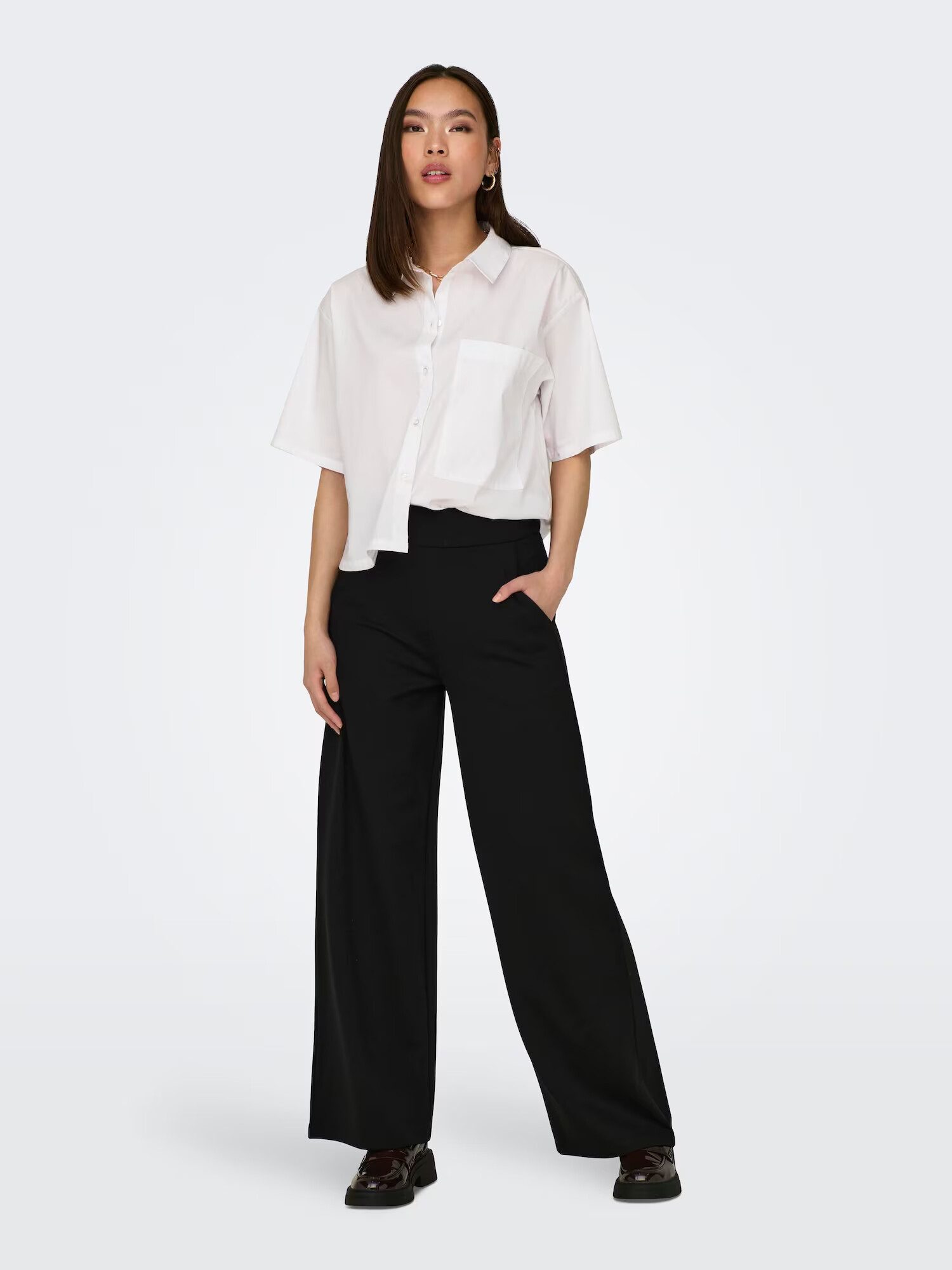 JDY Pantaloni 'Pretty' negru - Pled.ro