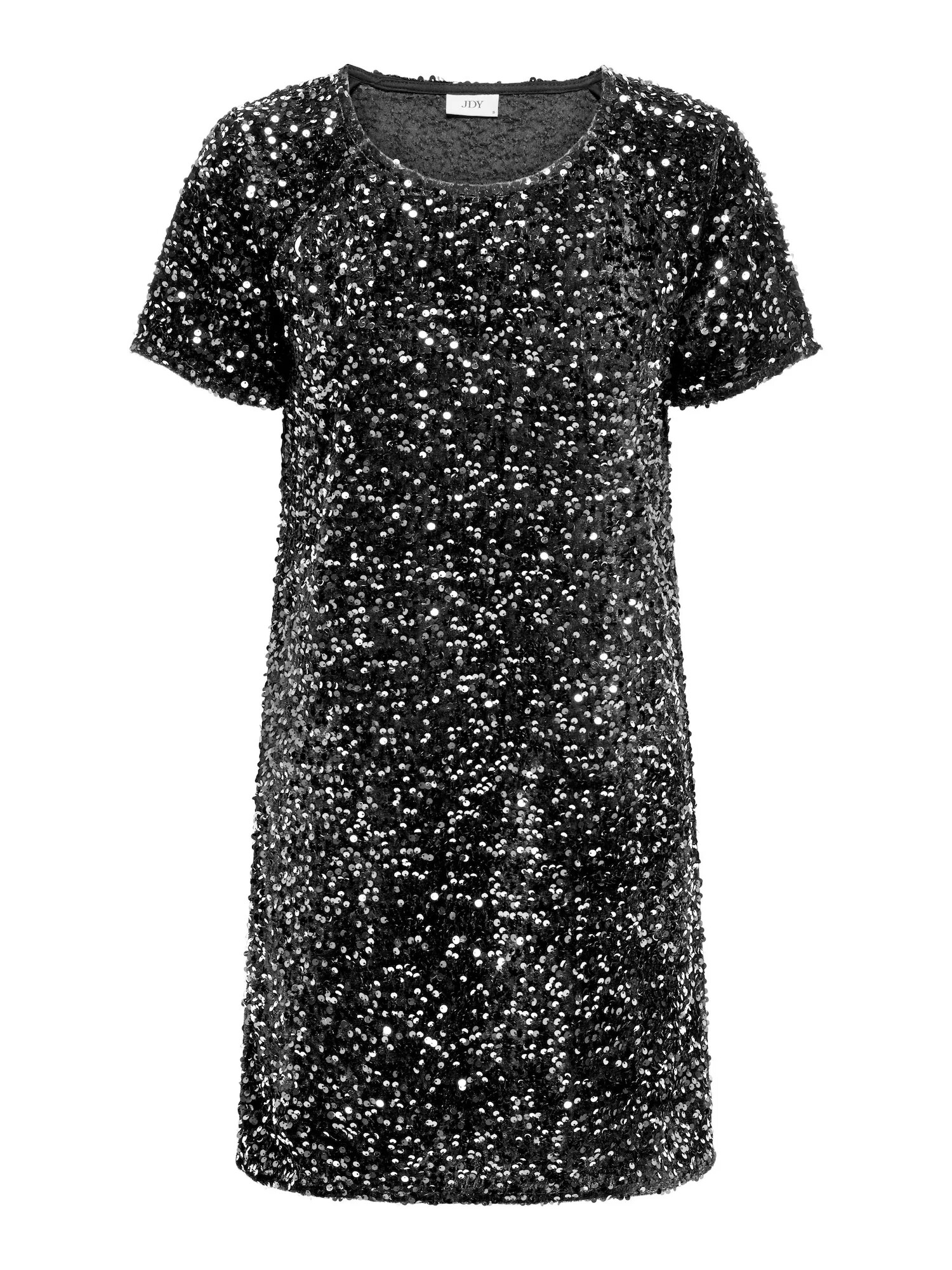 JDY Rochie de cocktail 'SHIRLEY' negru / argintiu - Pled.ro