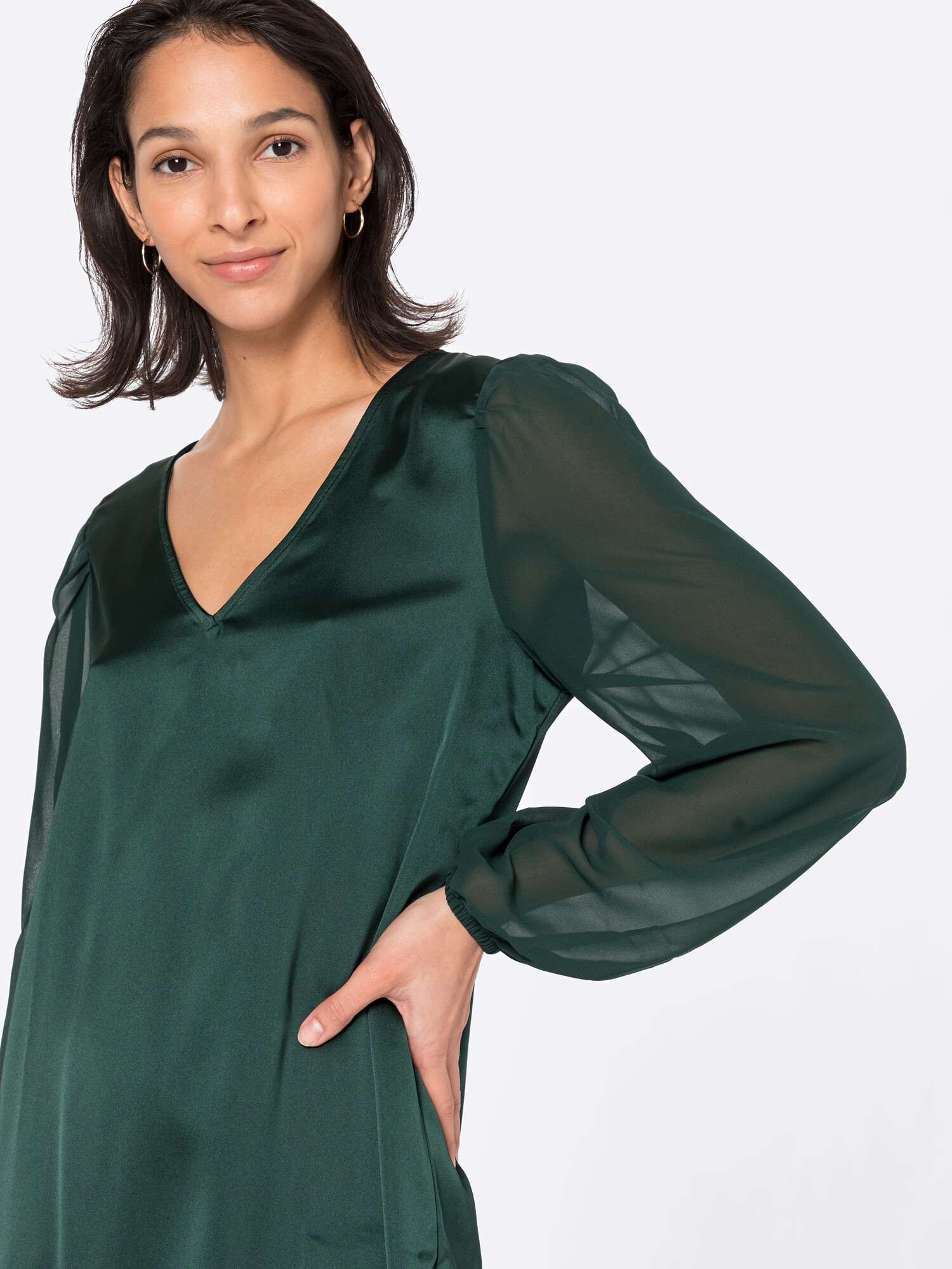 JDY Rochie 'HARPER' verde închis - Pled.ro