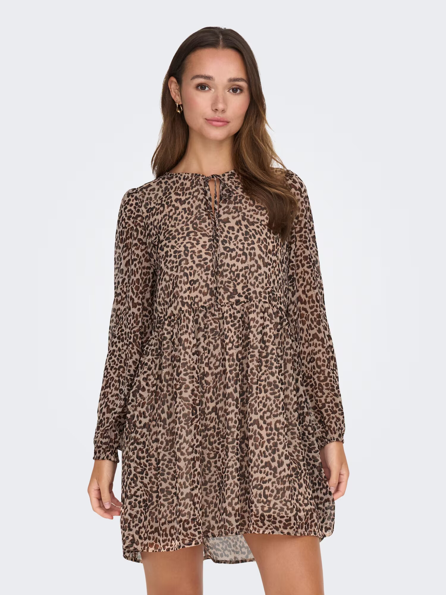 JDY Rochie 'SINA' castaniu / gri taupe - Pled.ro