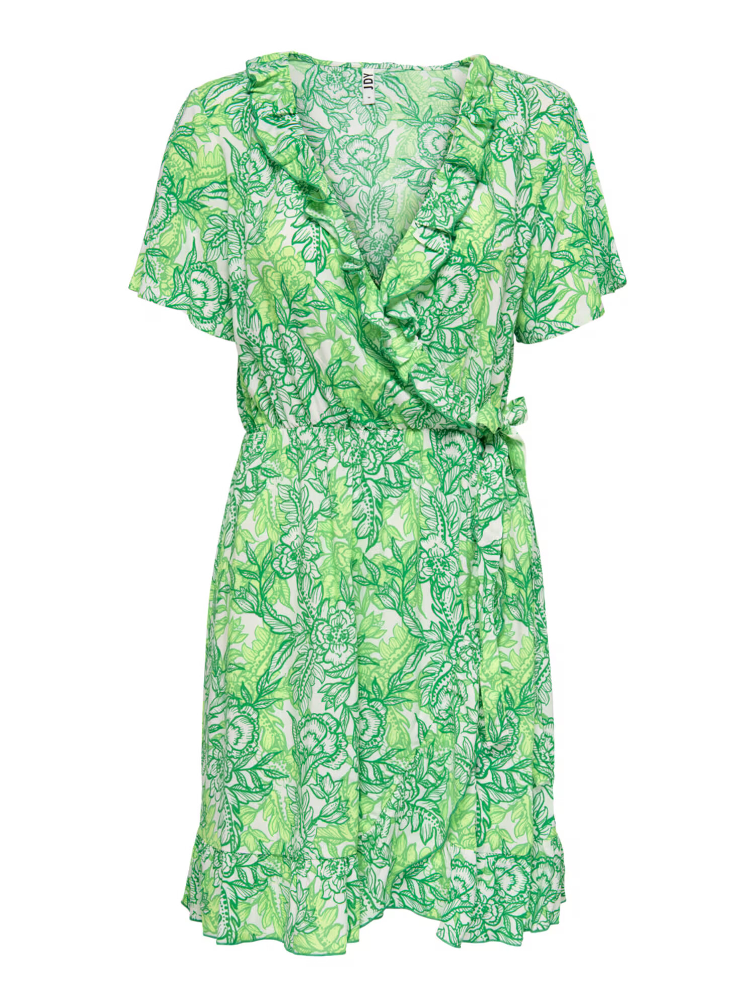 JDY Rochie 'Starr' verde / verde deschis / alb - Pled.ro