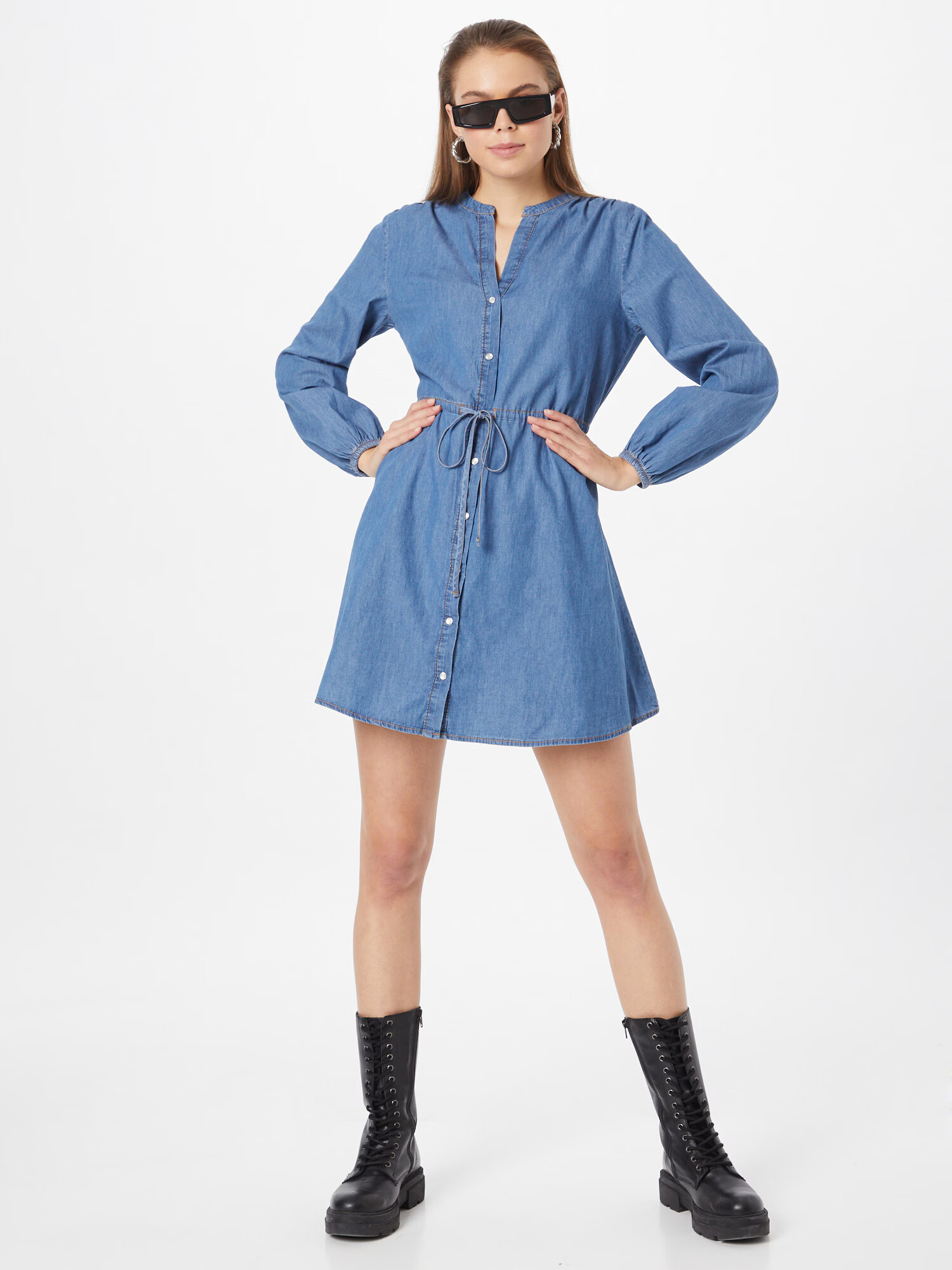 JDY Rochie tip bluză 'Saint' albastru denim - Pled.ro