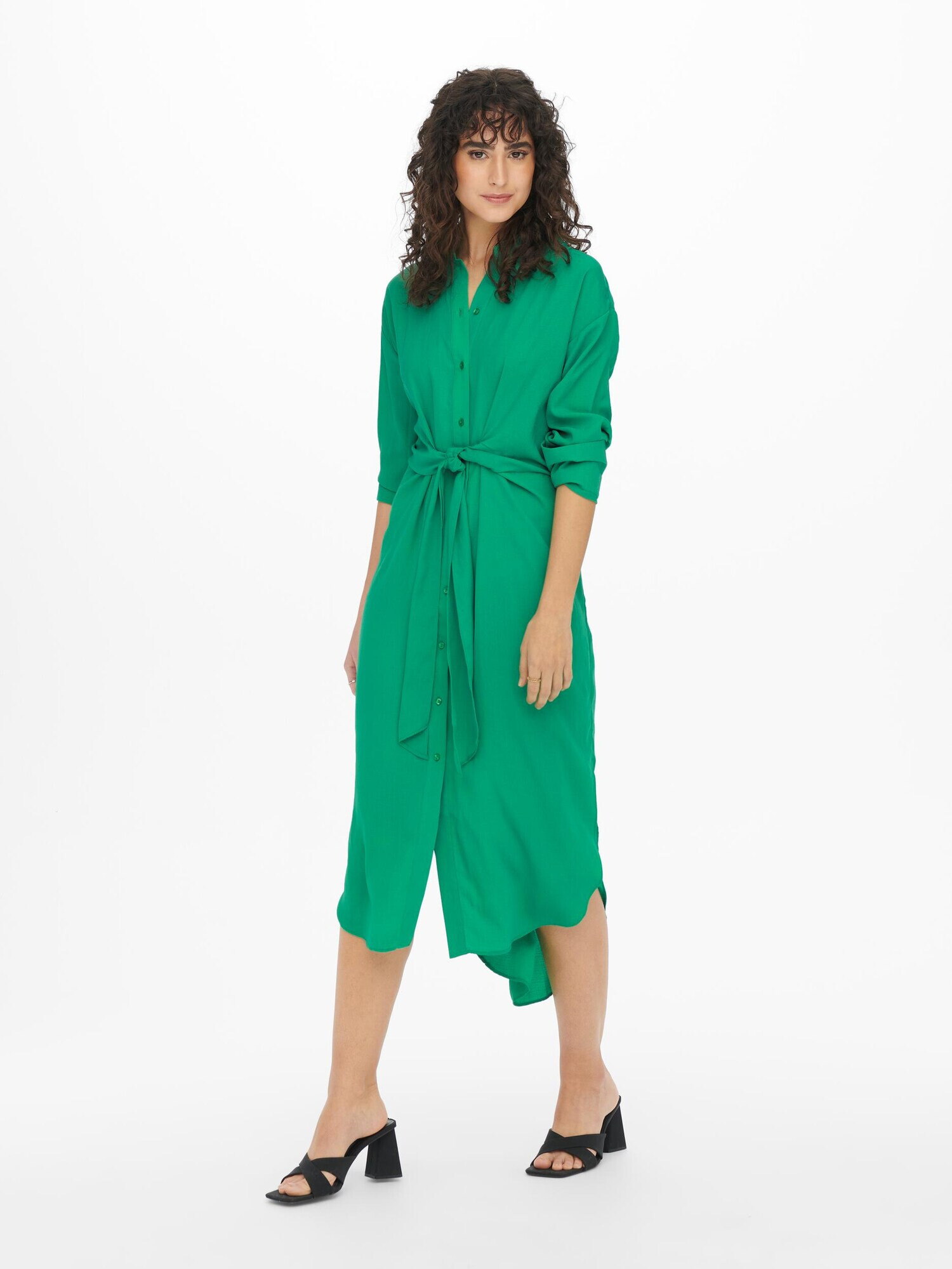 JDY Rochie tip bluză verde - Pled.ro