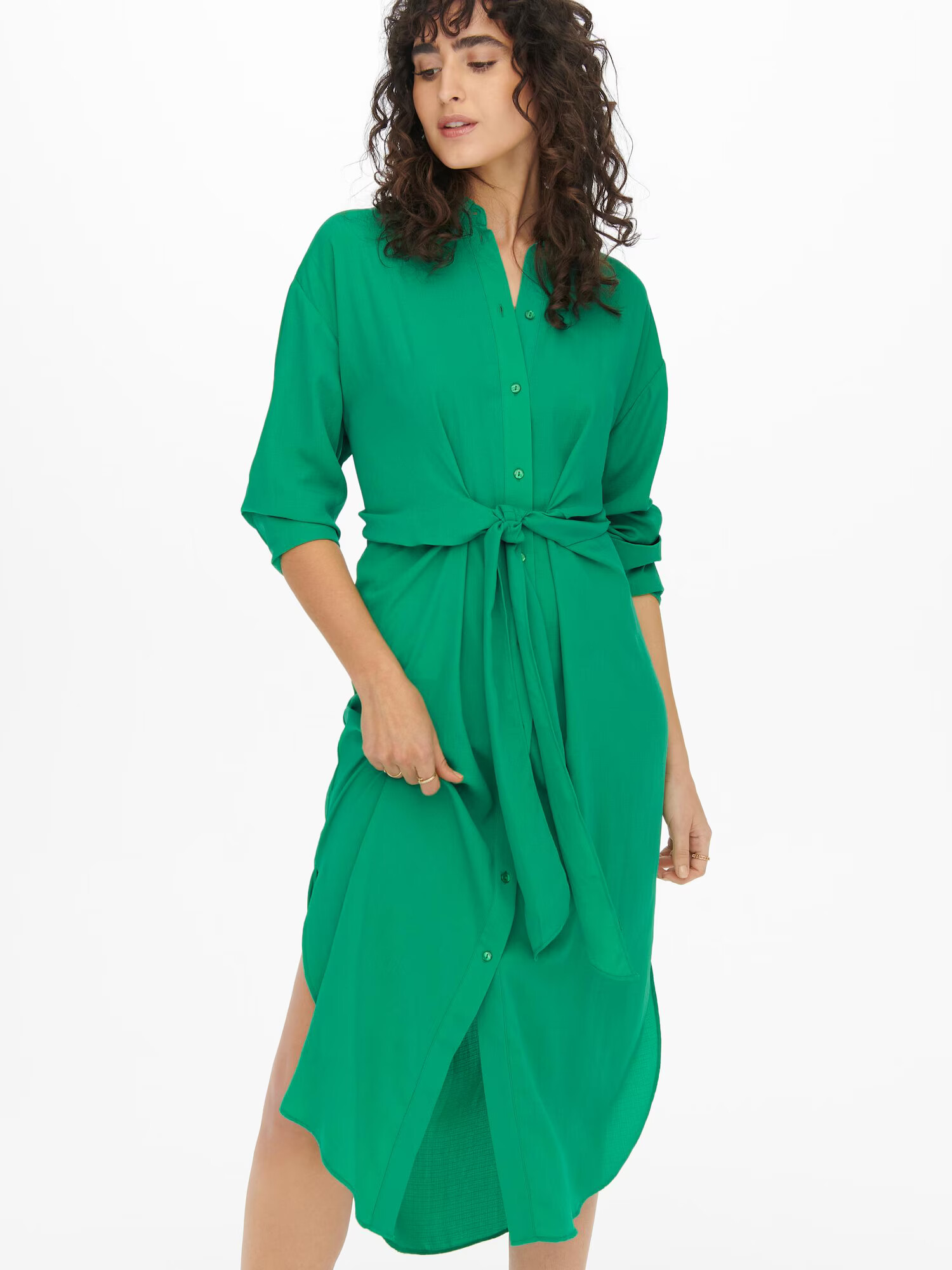 JDY Rochie tip bluză verde - Pled.ro