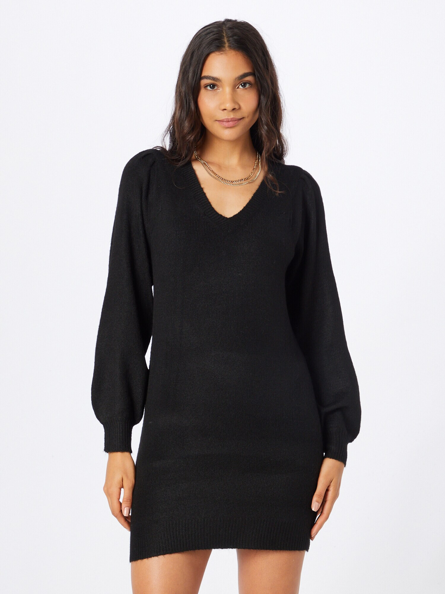 JDY Rochie tricotat 'DREA' negru - Pled.ro