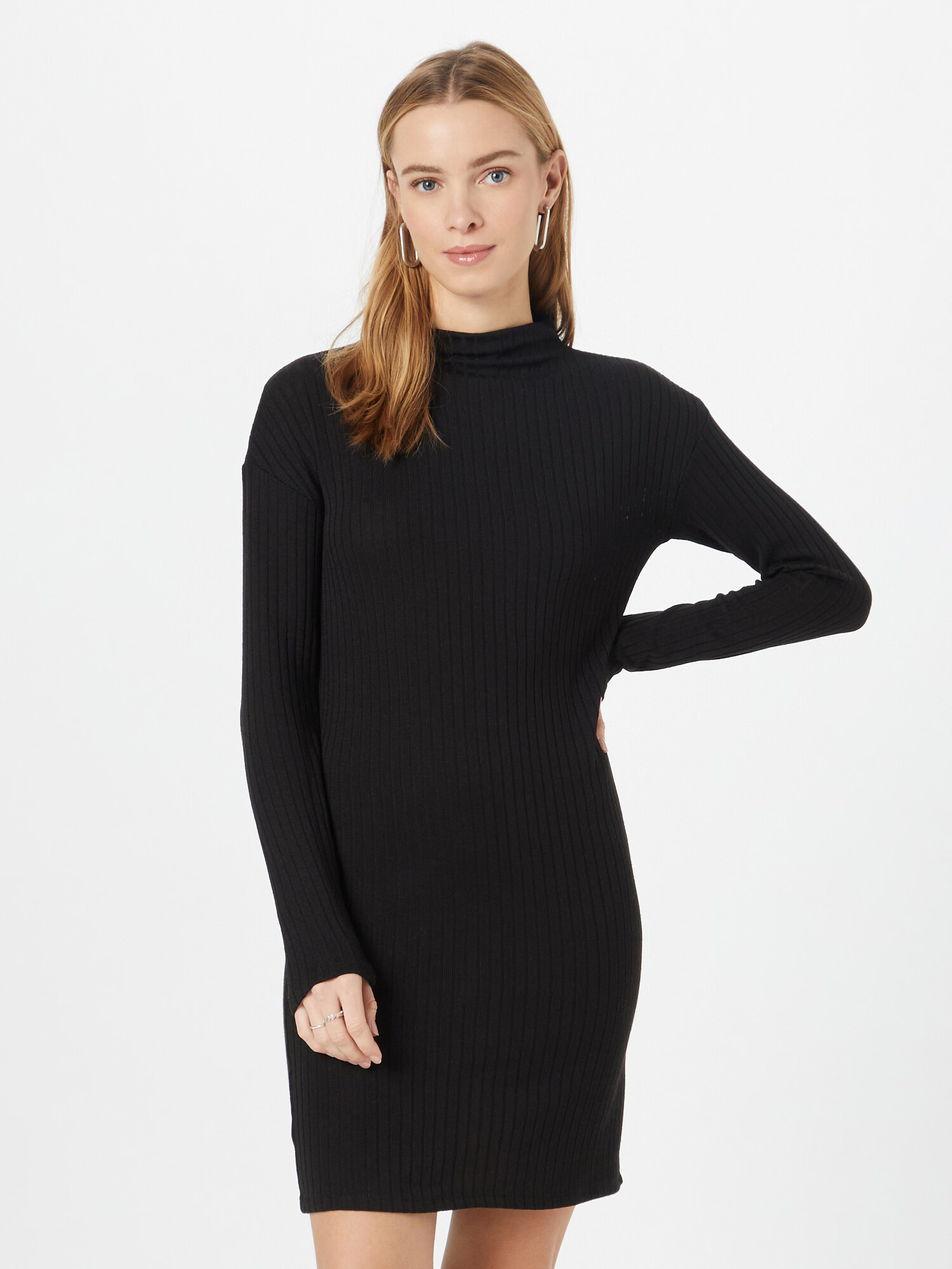 JDY Rochie tricotat 'FANCY' negru - Pled.ro