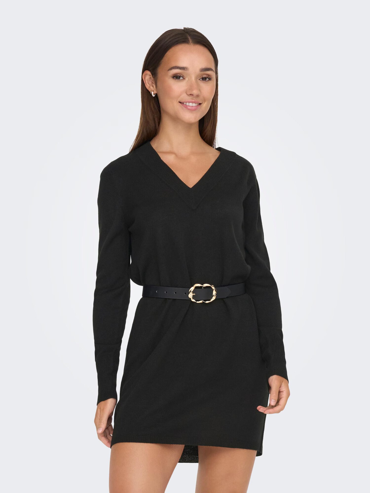 JDY Rochie tricotat 'LAURA' negru - Pled.ro