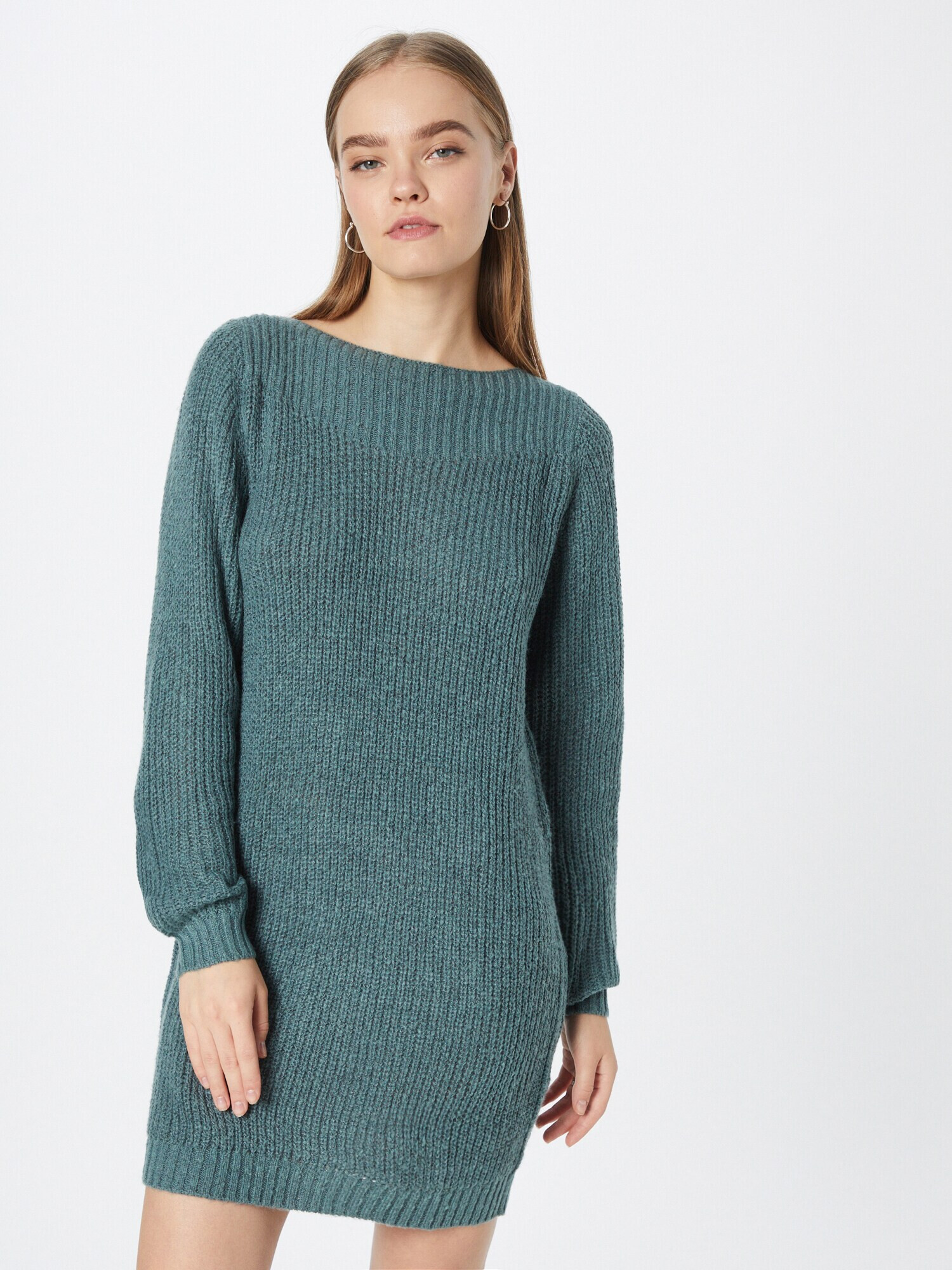 JDY Rochie tricotat 'WHITNEY MEGAN' verde închis - Pled.ro