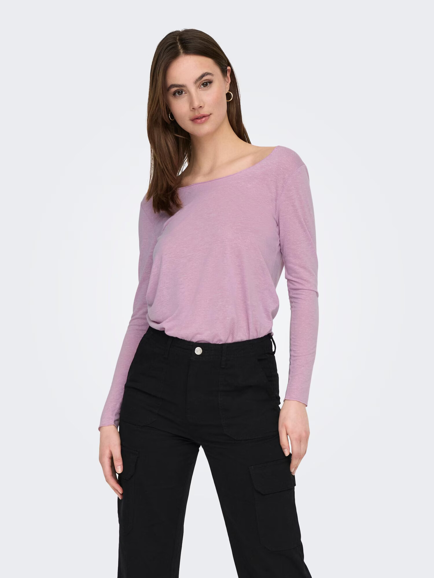 JDY Tricou 'LINETTE' mauve - Pled.ro