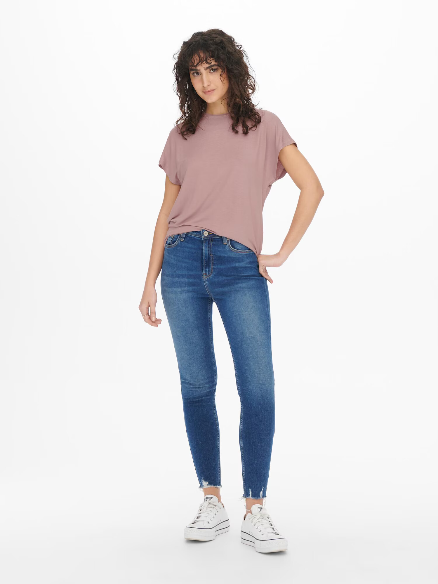 JDY Tricou 'Nelly' mauve - Pled.ro