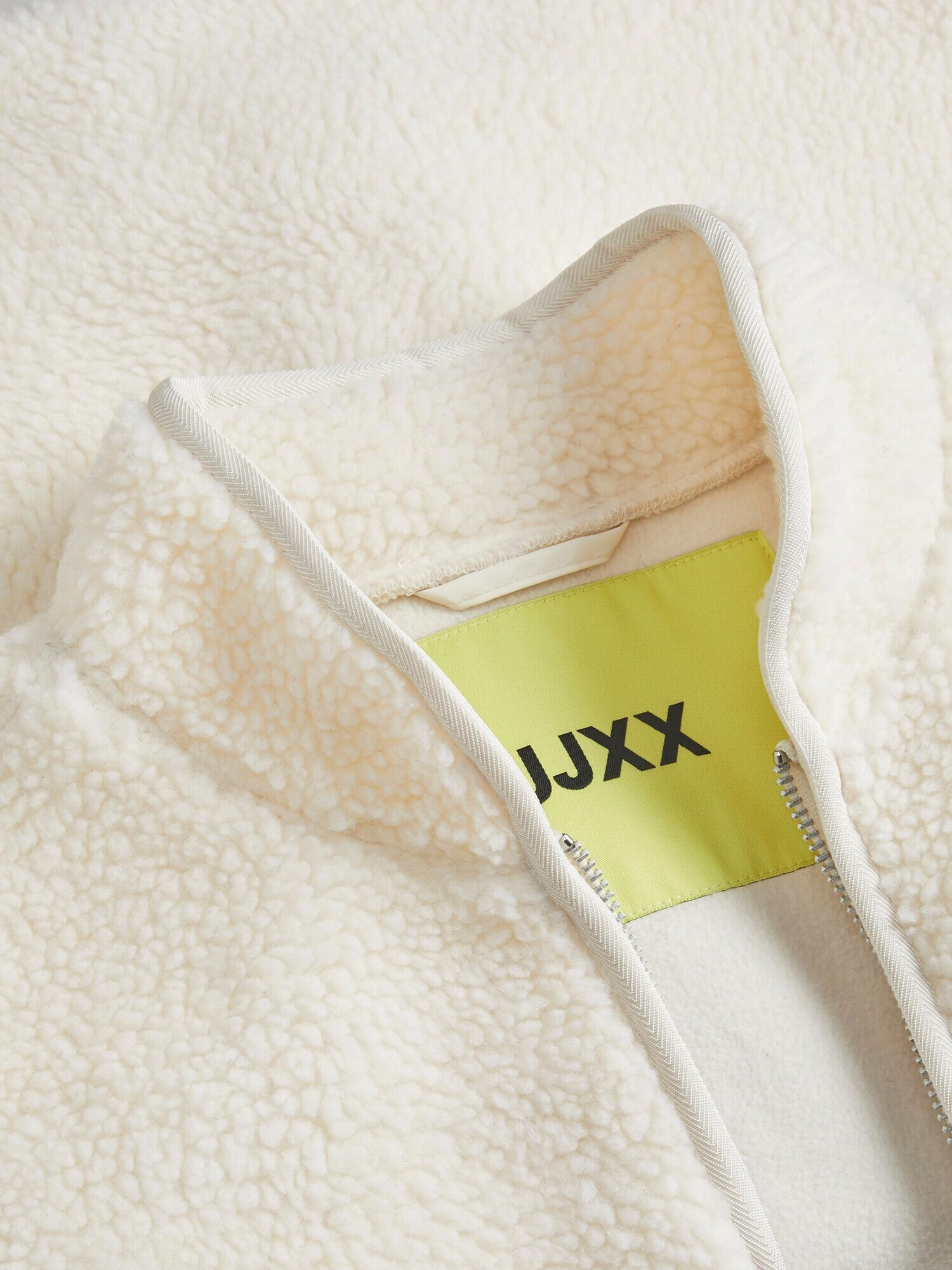 JJXX Jachetă fleece 'Julie' alb coajă de ou - Pled.ro