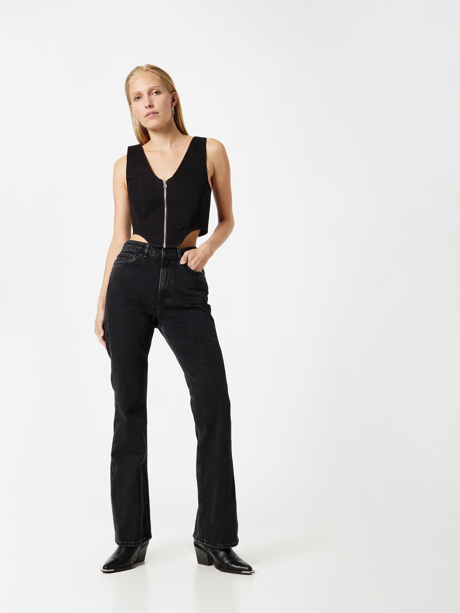 JJXX Jeans negru denim - Pled.ro