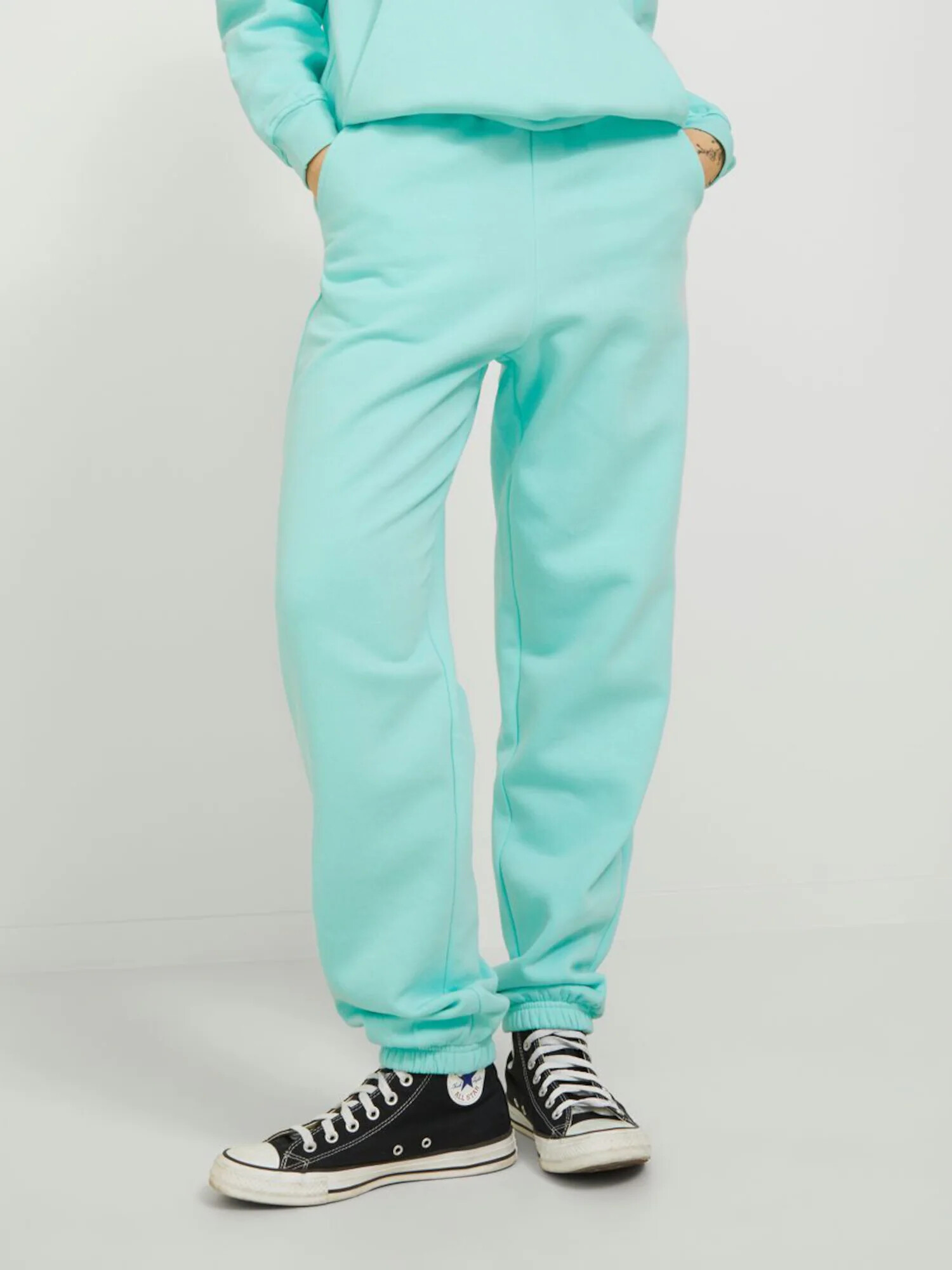 JJXX Pantaloni 'Abbie' turcoaz - Pled.ro