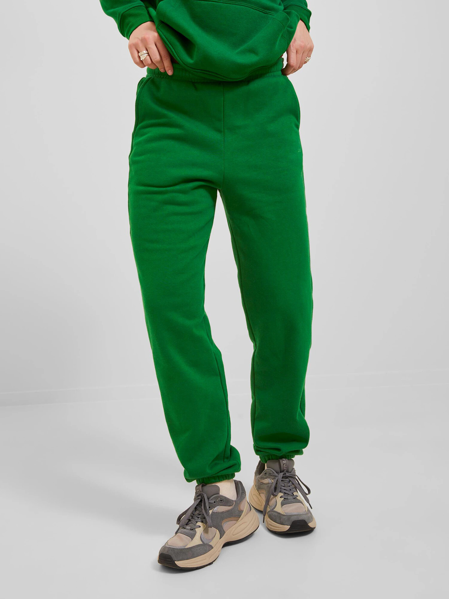 JJXX Pantaloni 'ABBIE' verde iarbă - Pled.ro